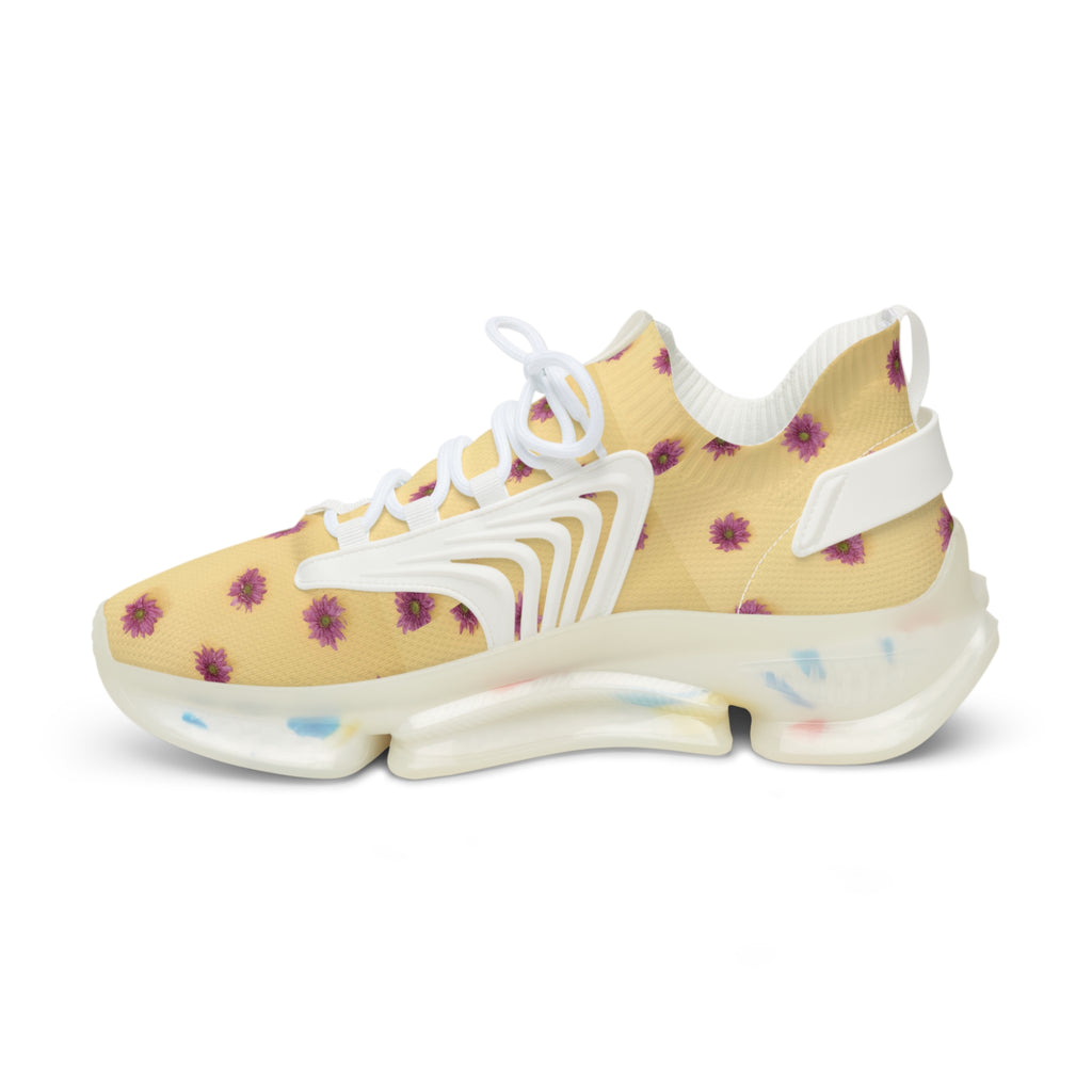 Sneakers, Pink Gerbera Aztec flower, Non Dating Cool