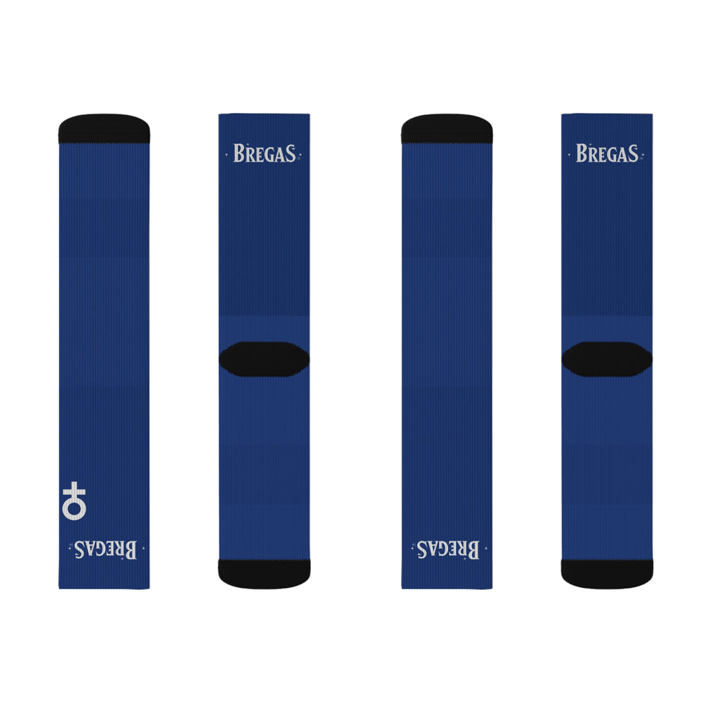 Socks, dark blue, Men for women