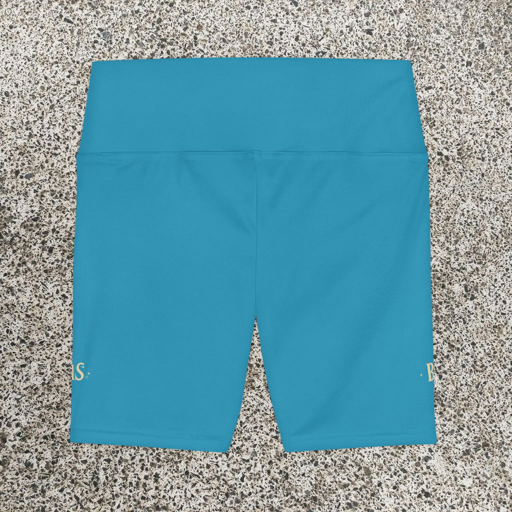 Workout Shorts, Turquoise, Bisexual women
