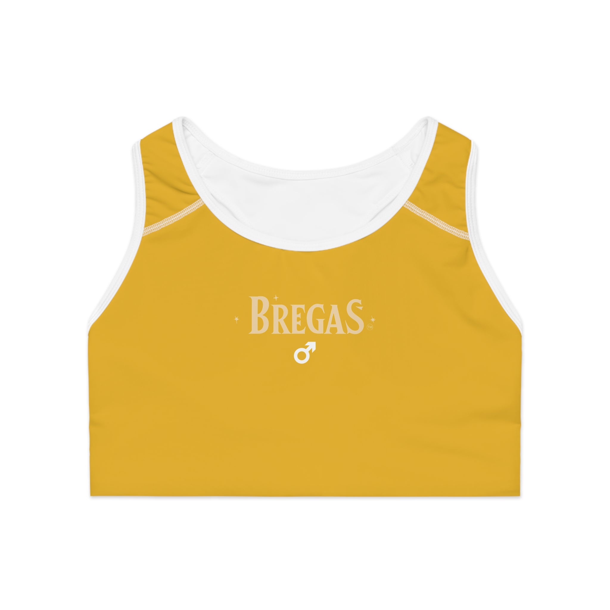 Sports Bra, yellow, Women 4 men