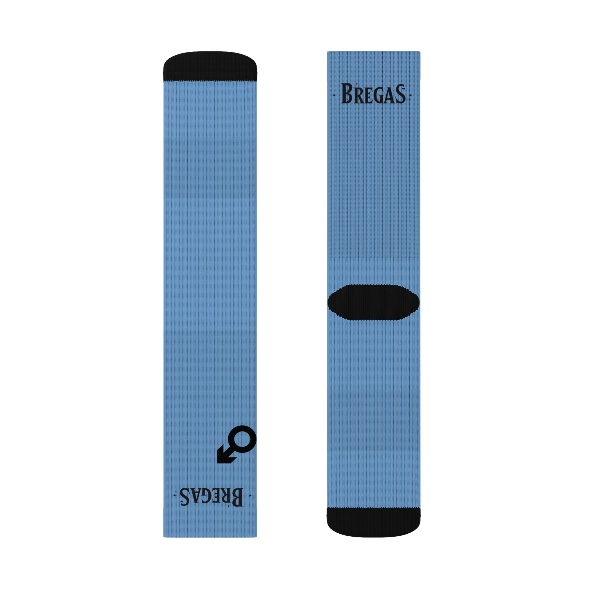 Socks, light blue, Women for men