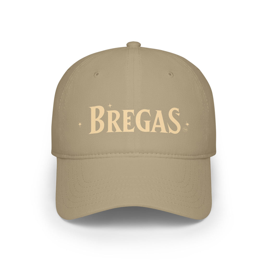 Low Profile Baseball Cap, 'BREGAS' logo, 6 colors