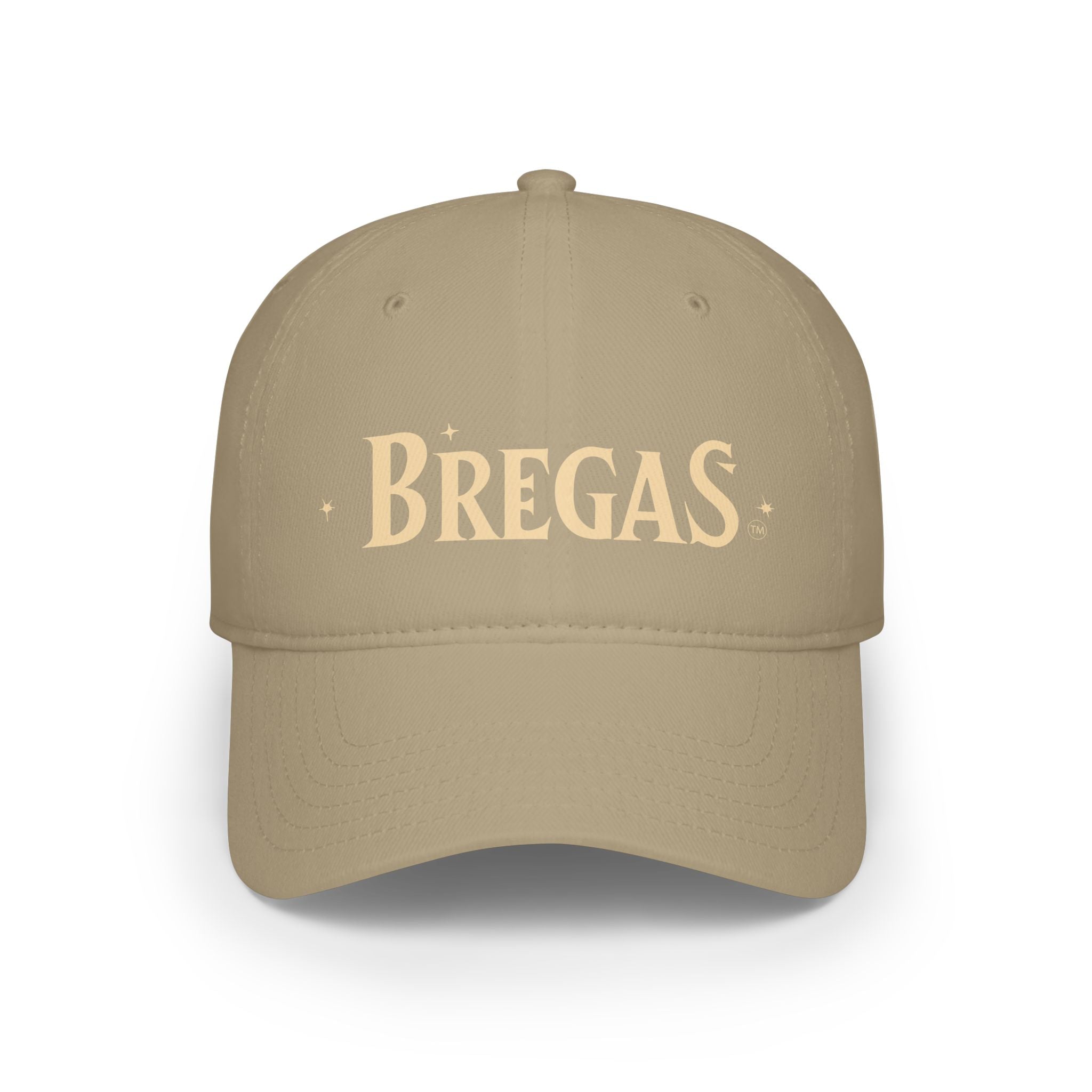 Low Profile Baseball Cap, 'BREGAS' logo, 6 colors