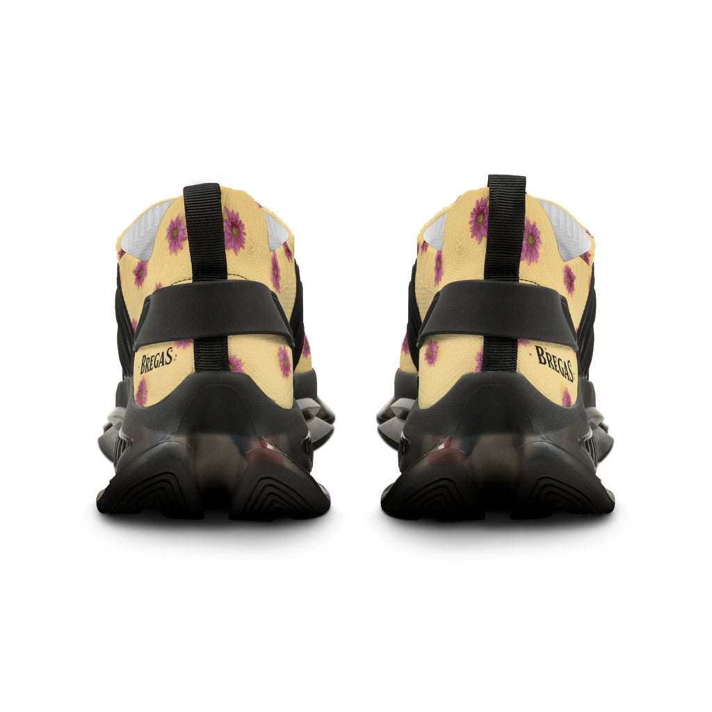 Sneakers, Pink Gerbera Aztec flower, Non Dating Cool