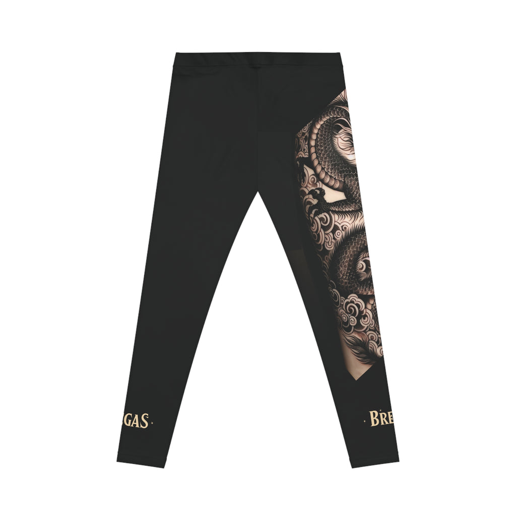 Leggings, Fierce Dragon tattoo, Non Dating Cool