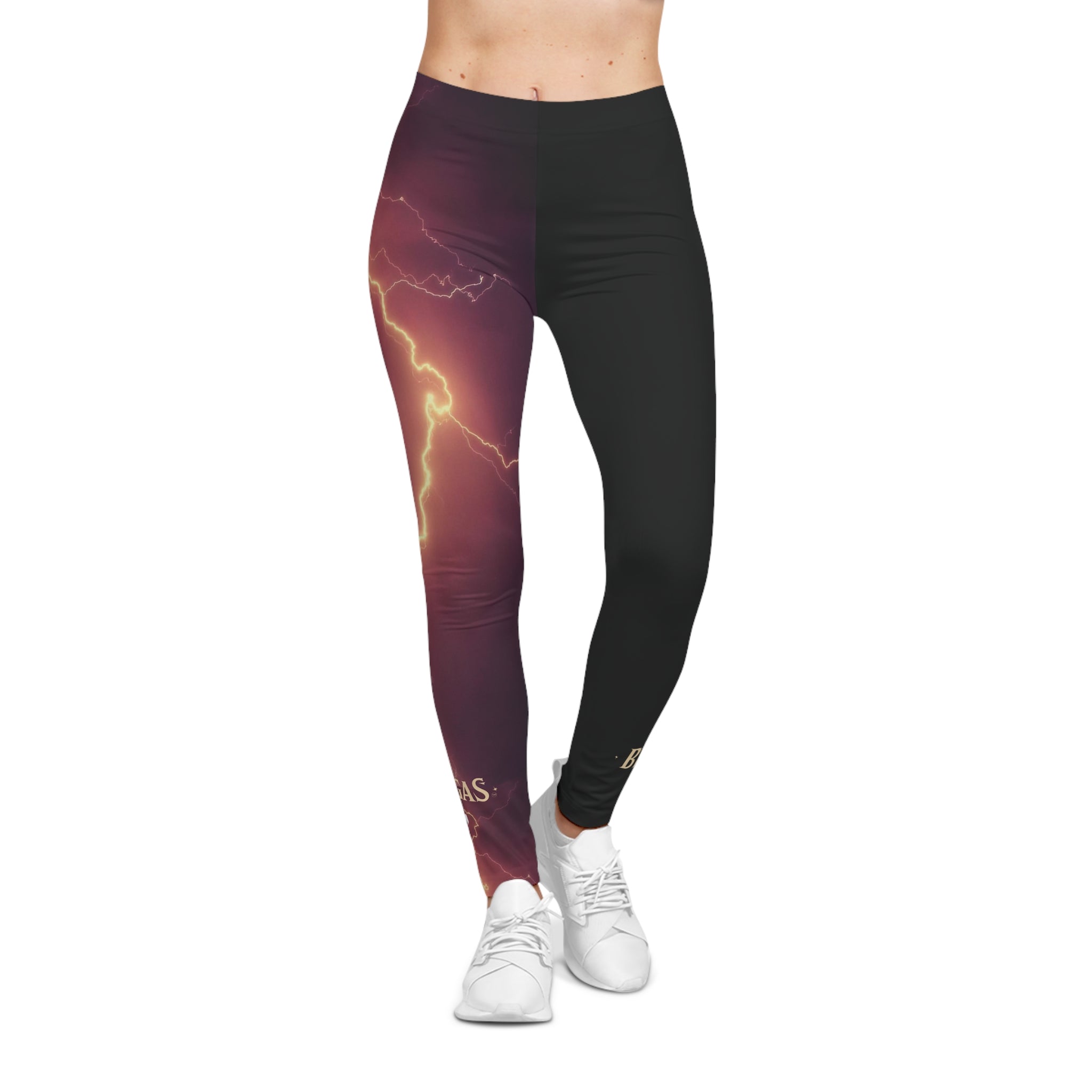 Leggings, Lightning Storm, women 4 men