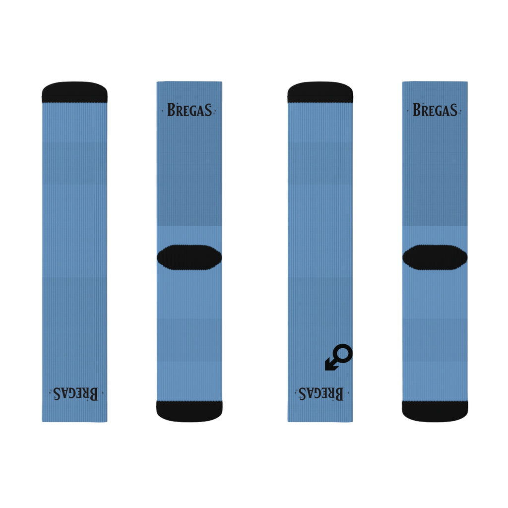 Socks, light blue, Women for men