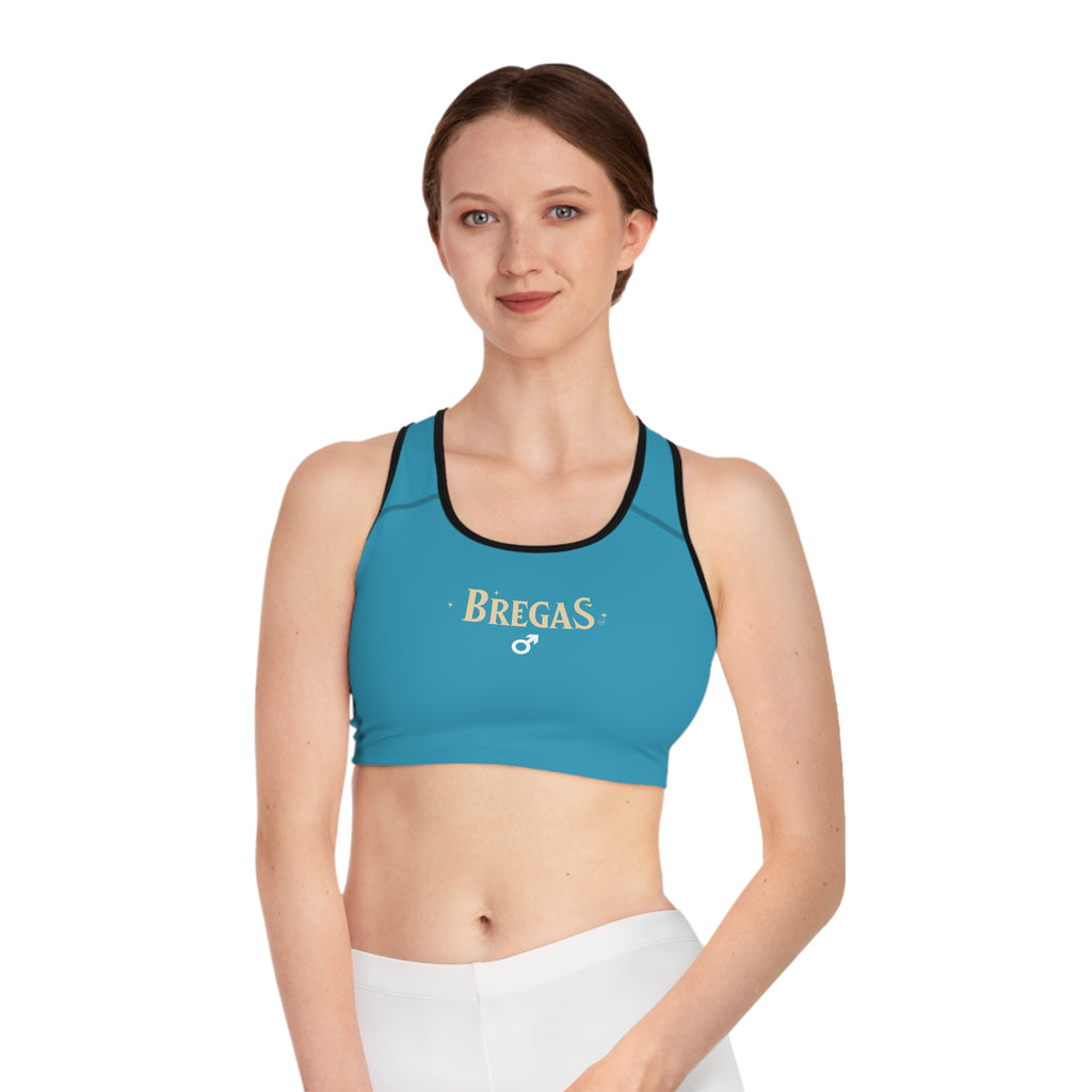 Sports Bra, turquoise, Women 4 men