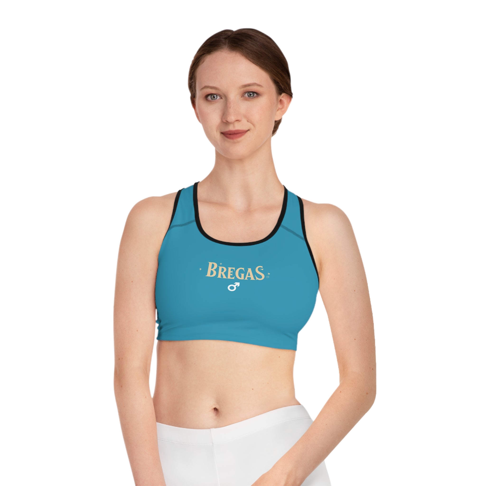 Sports Bra, turquoise, Women 4 men