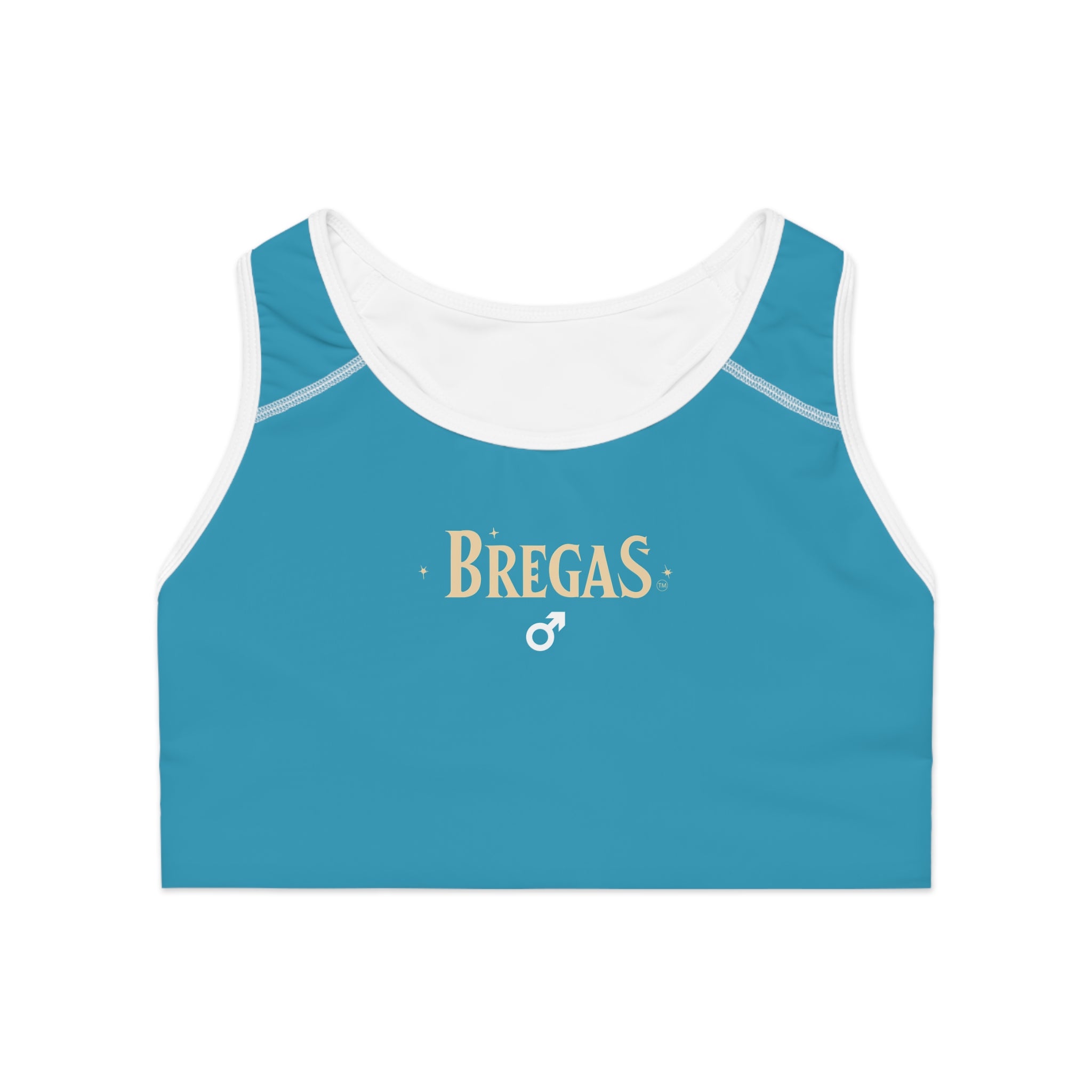 Sports Bra, turquoise, Women 4 men