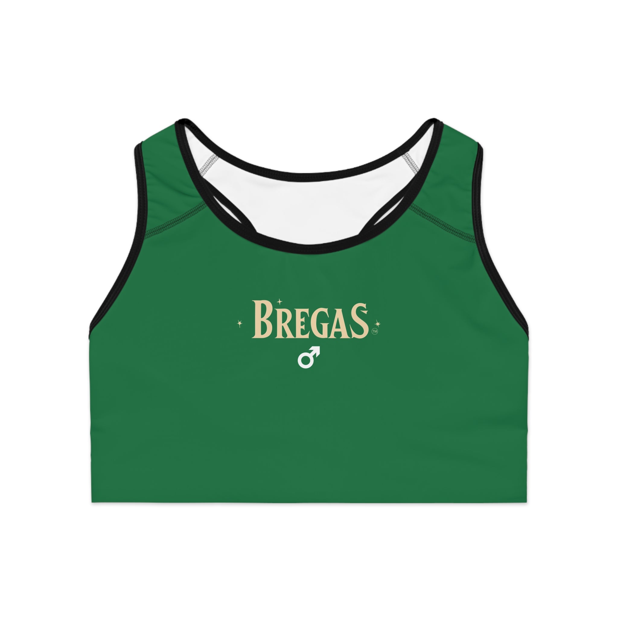 Sports Bra, Dark green, Women 4 men