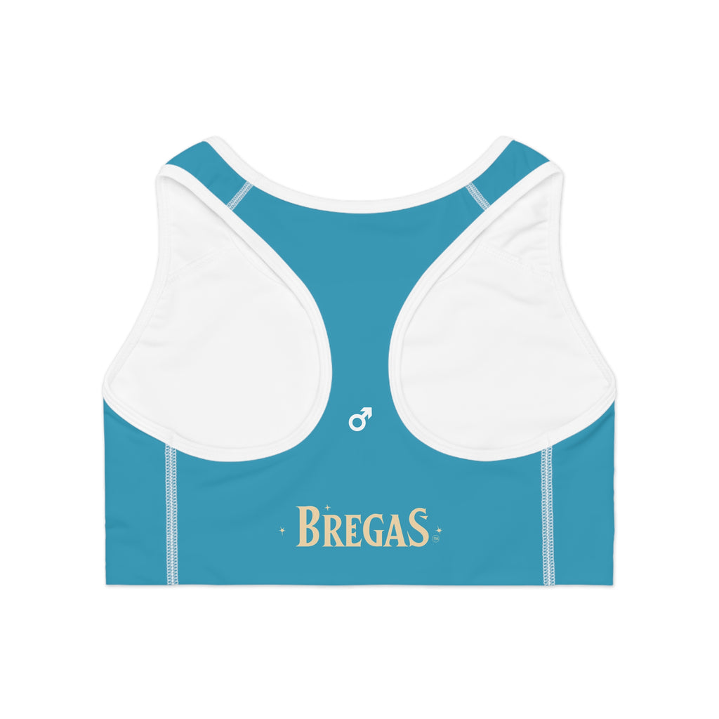 Sports Bra, turquoise, Women 4 men