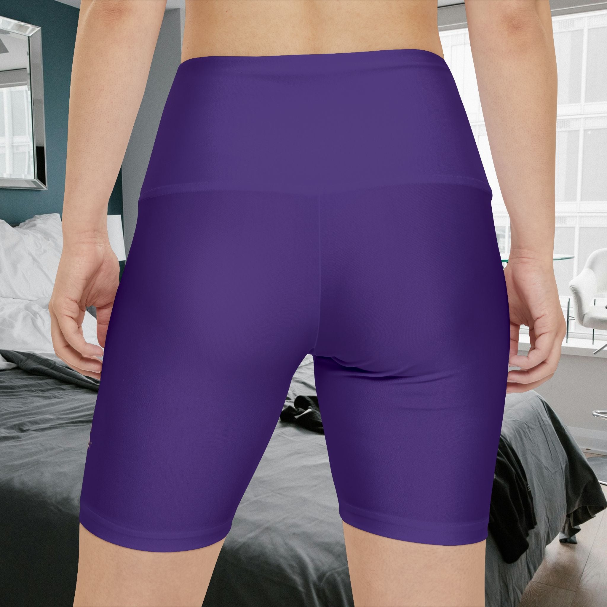 Workout Shorts, Purple, Bisexual women
