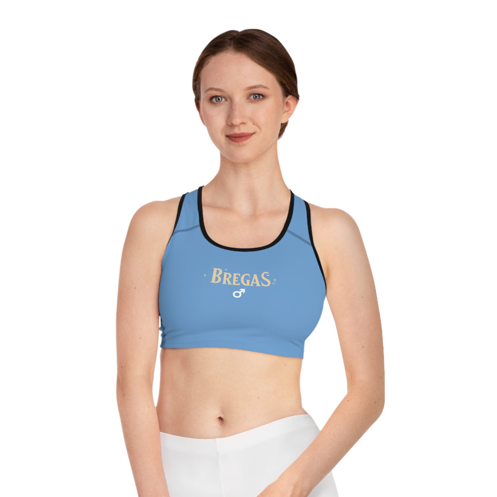 Sports Bra, Light blue, Women 4 men