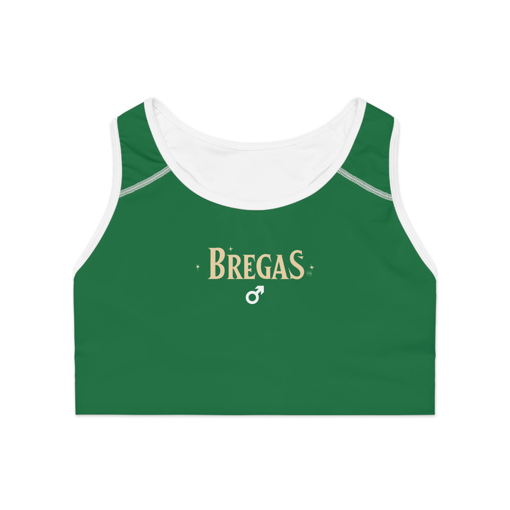 Sports Bra, Dark green, Women 4 men
