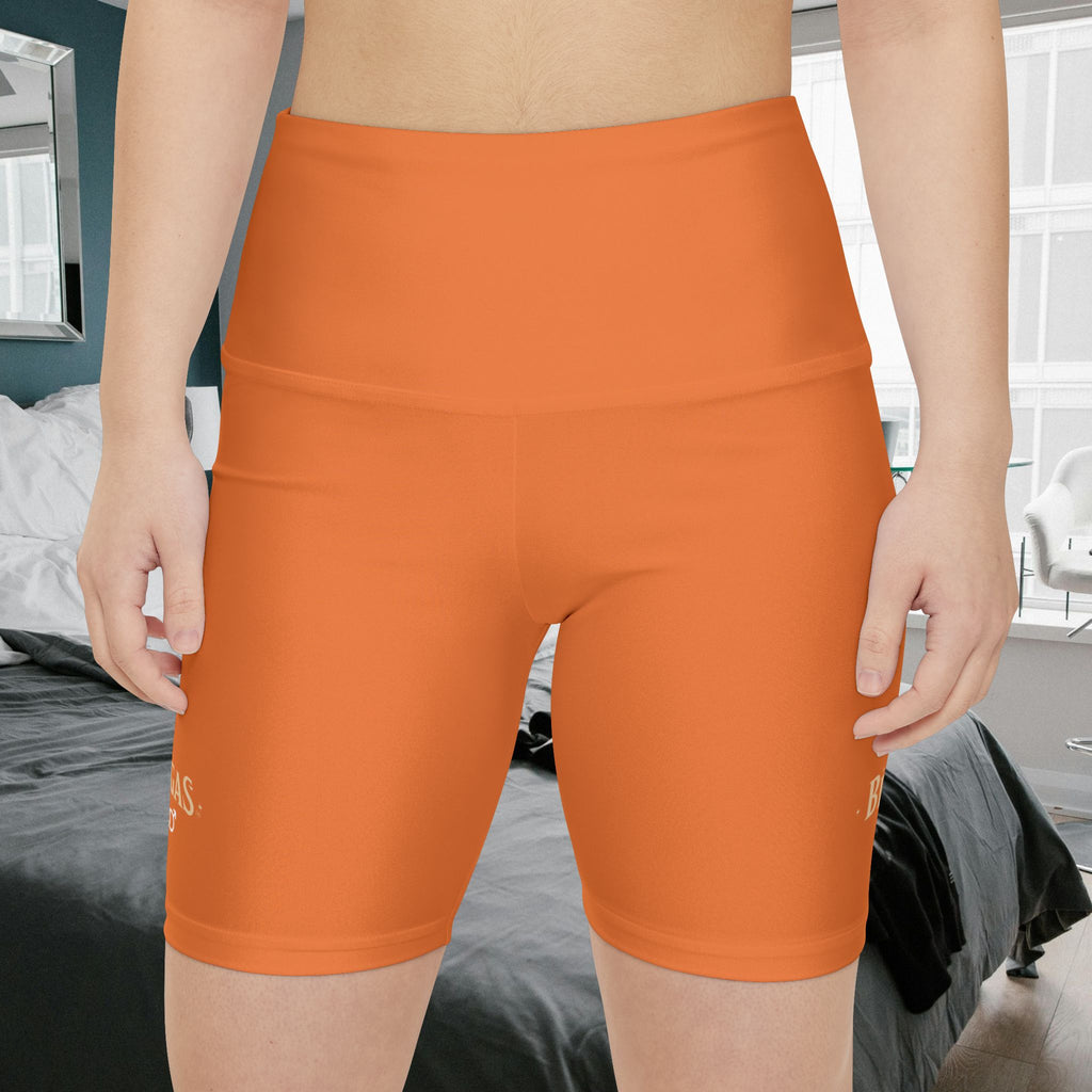 Workout Shorts, Orange, Bisexual women