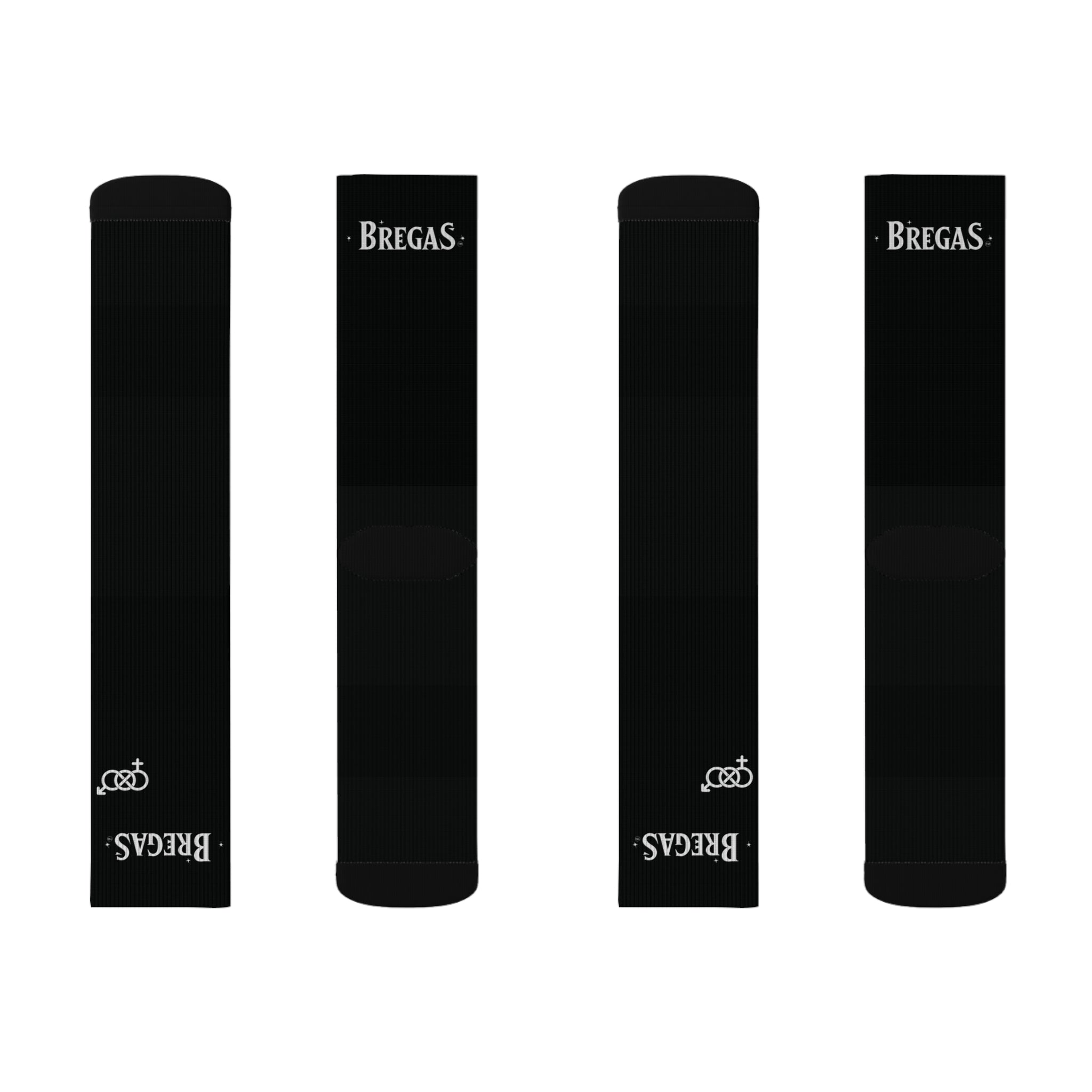 Socks, jet black, Bisexual