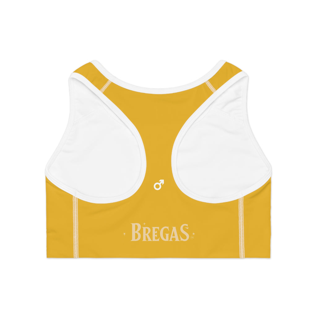 Sports Bra, yellow, Women 4 men