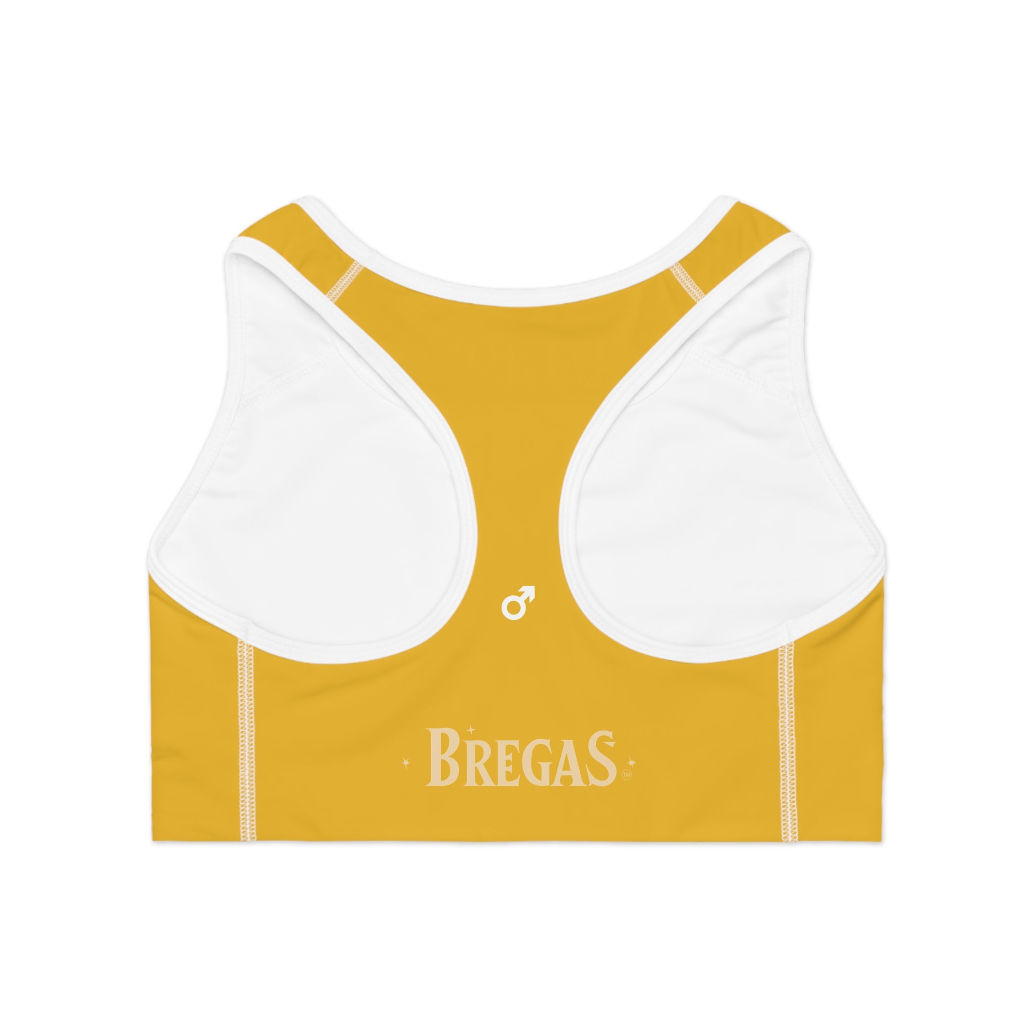 Sports Bra, yellow, Women 4 men