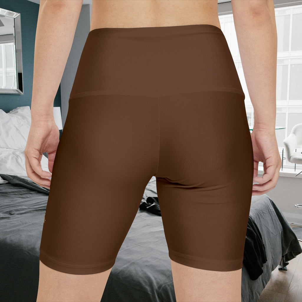 Workout Shorts, Chocolate brown, Bisexual women