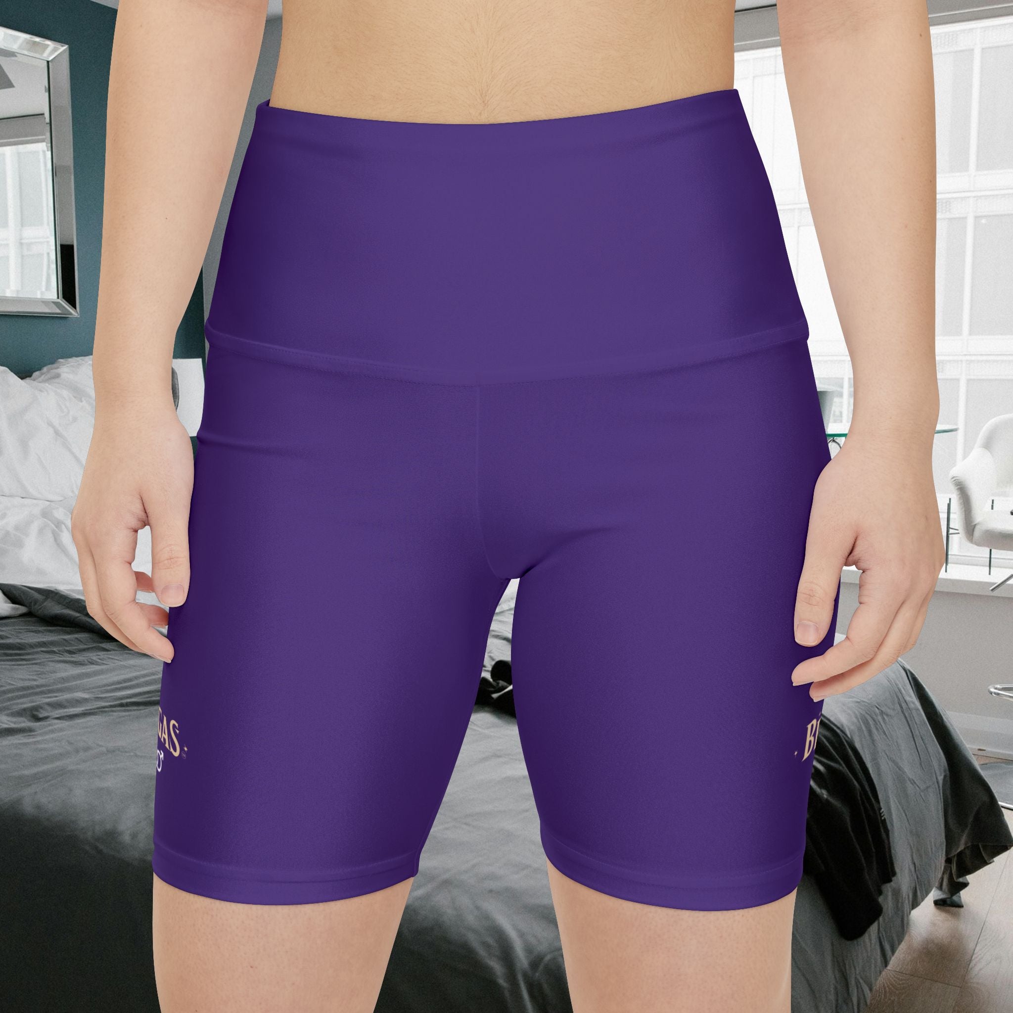 Workout Shorts, Purple, Bisexual women