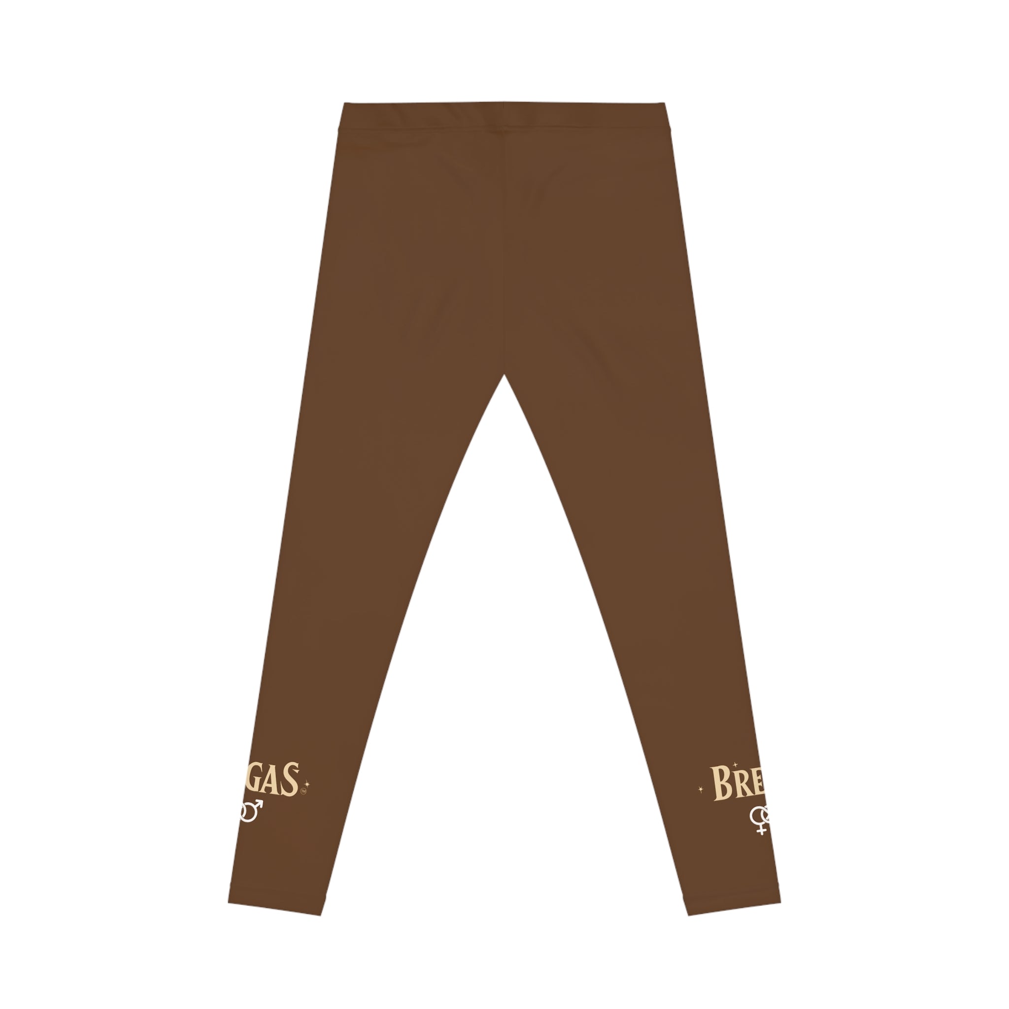 Leggings, Chocolate brown, Bisexual. Made in the USA.