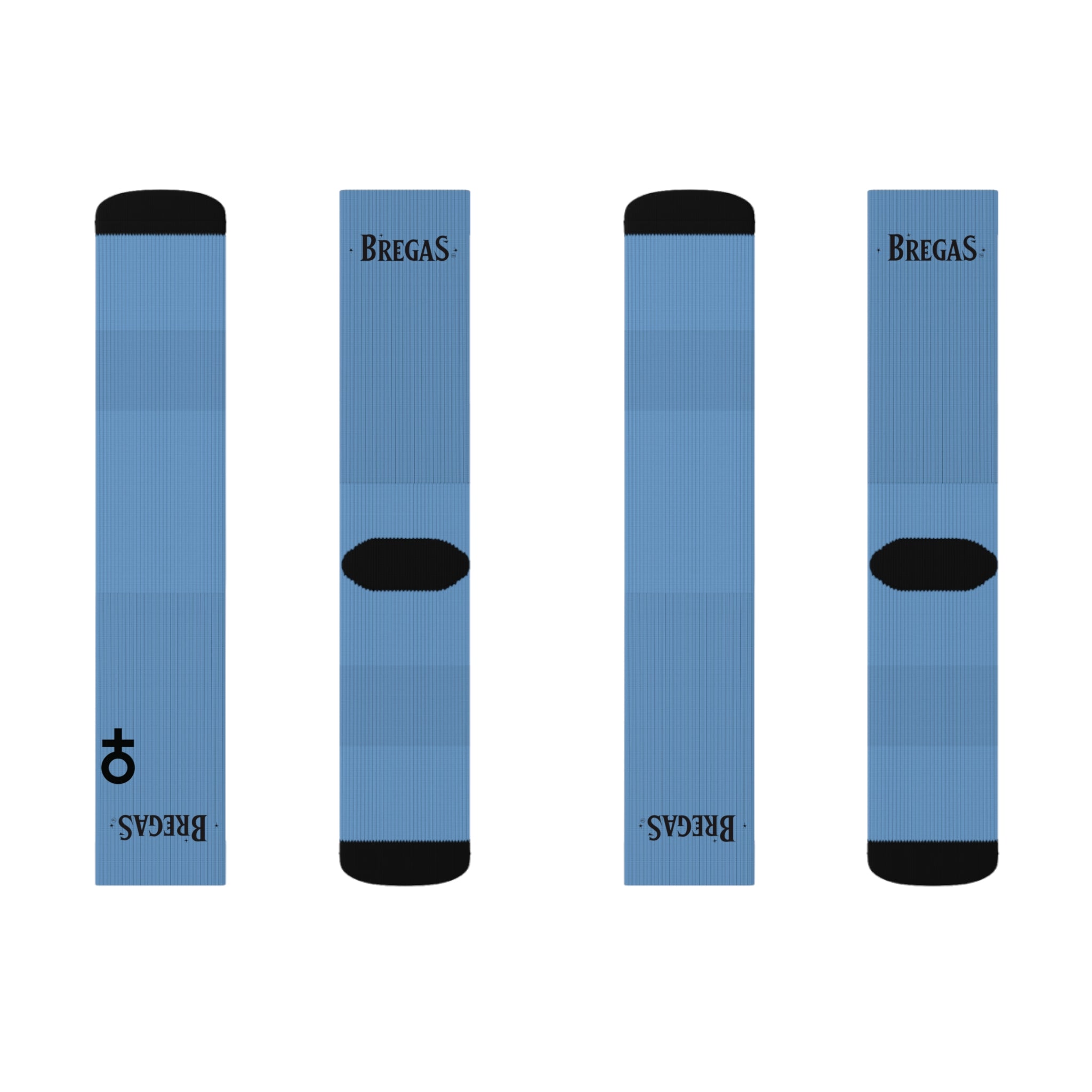 Socks, light blue, Men for women