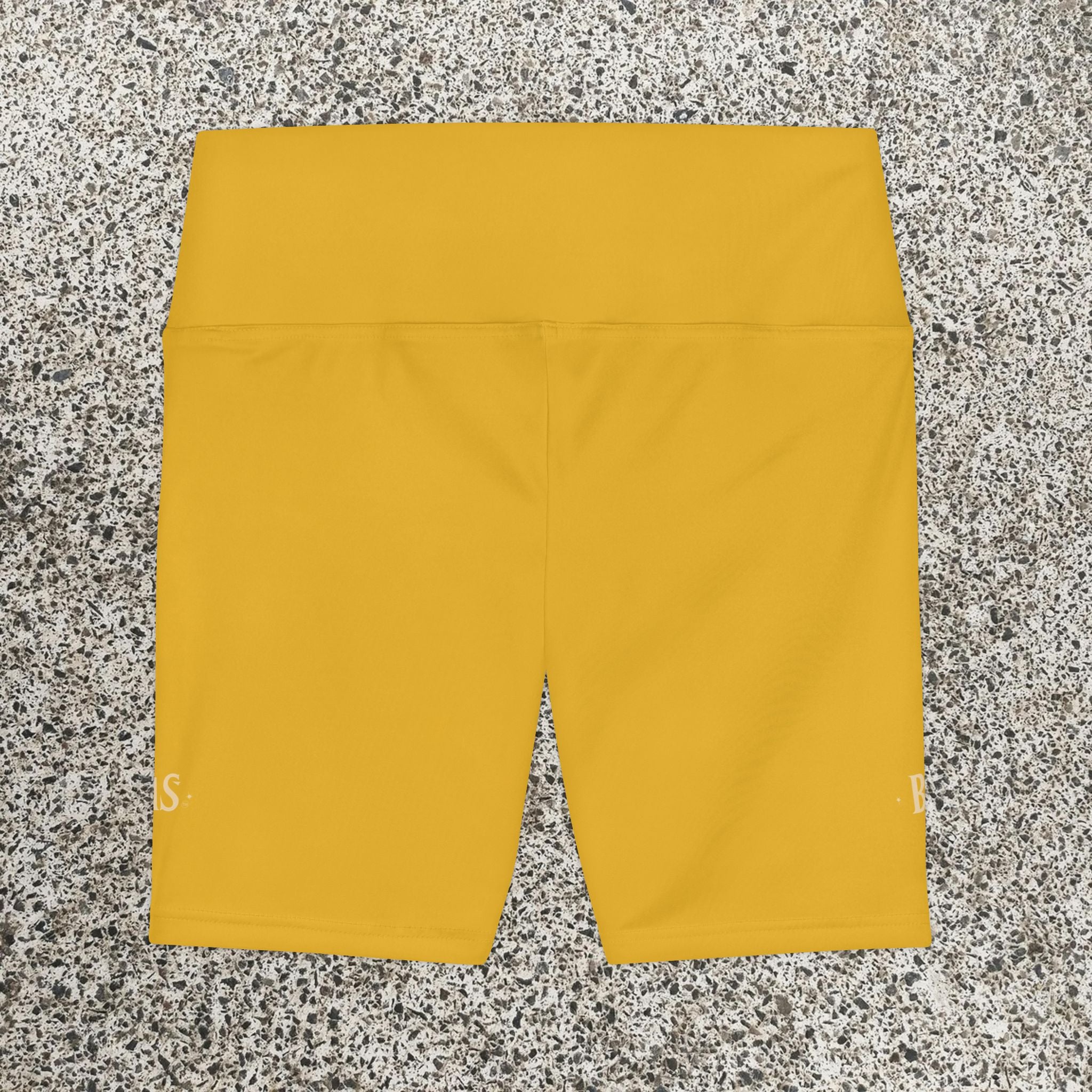 Workout Shorts, Yellow, Bisexual women