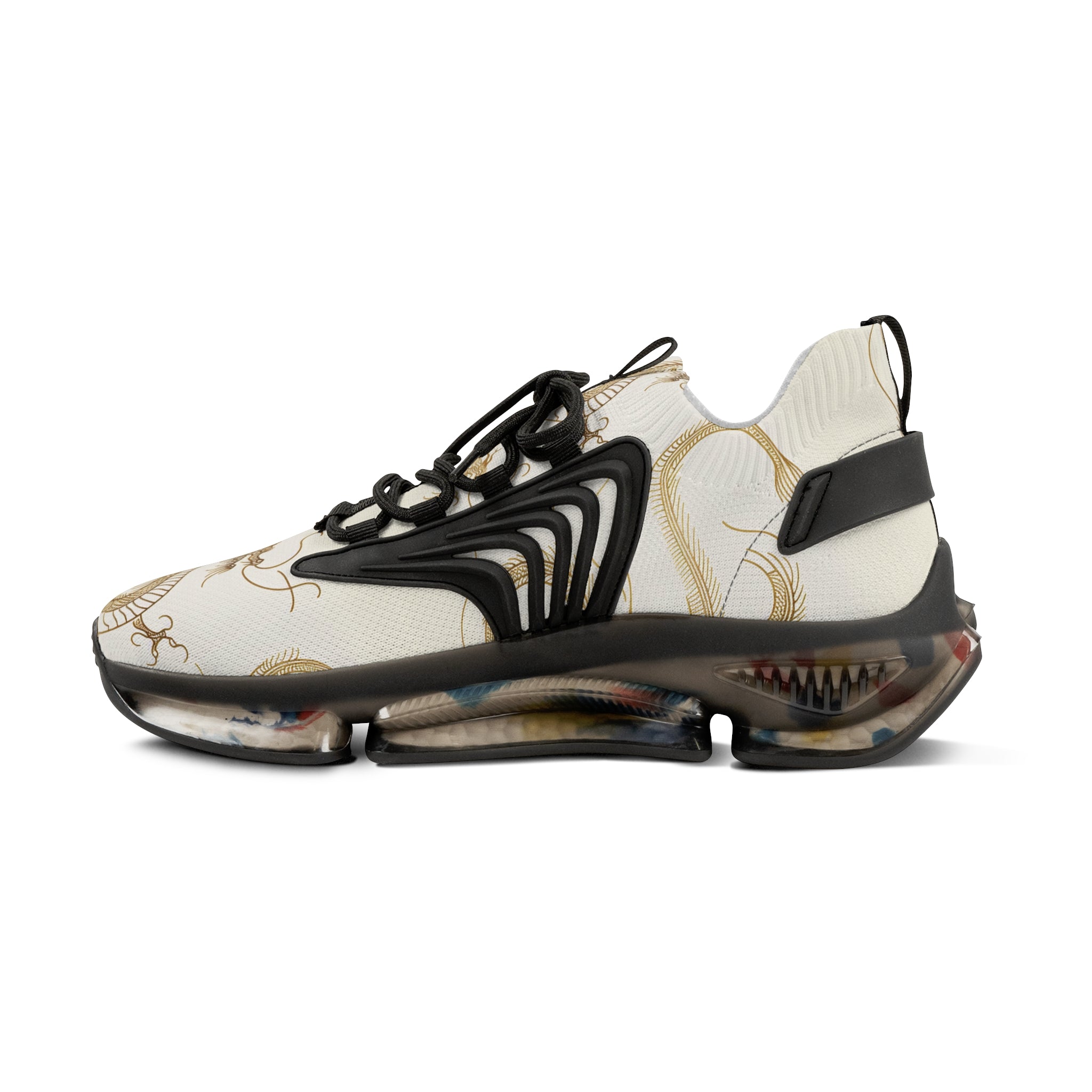 Sneakers, Golden Dragon, with 幸運龍 Lucky Dragon Chinese text