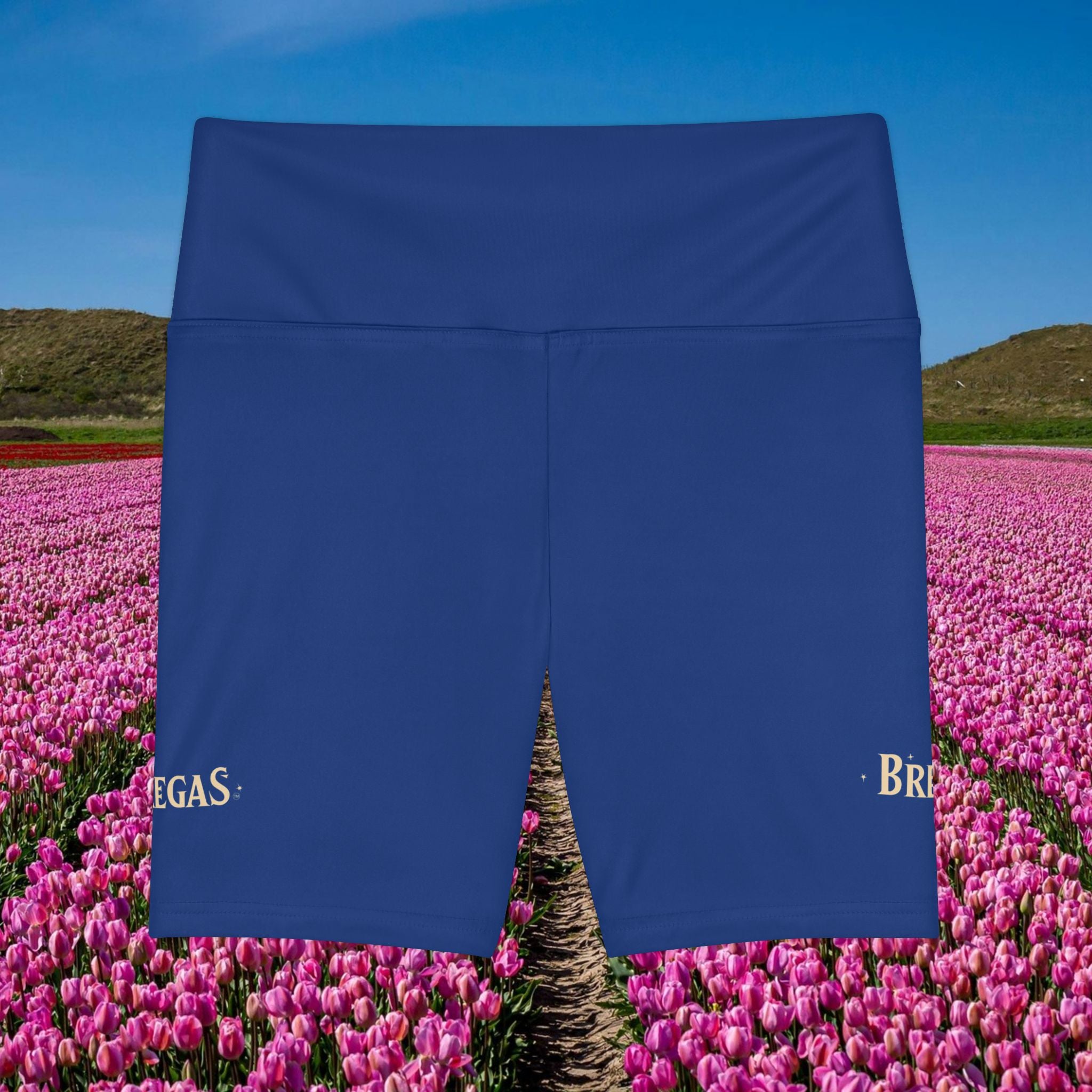 Workout Shorts, Dark Blue, W4W. Made in the USA.