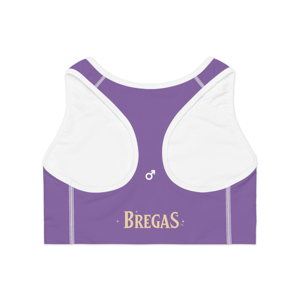 Sports Bra, Light purple, Women 4 men