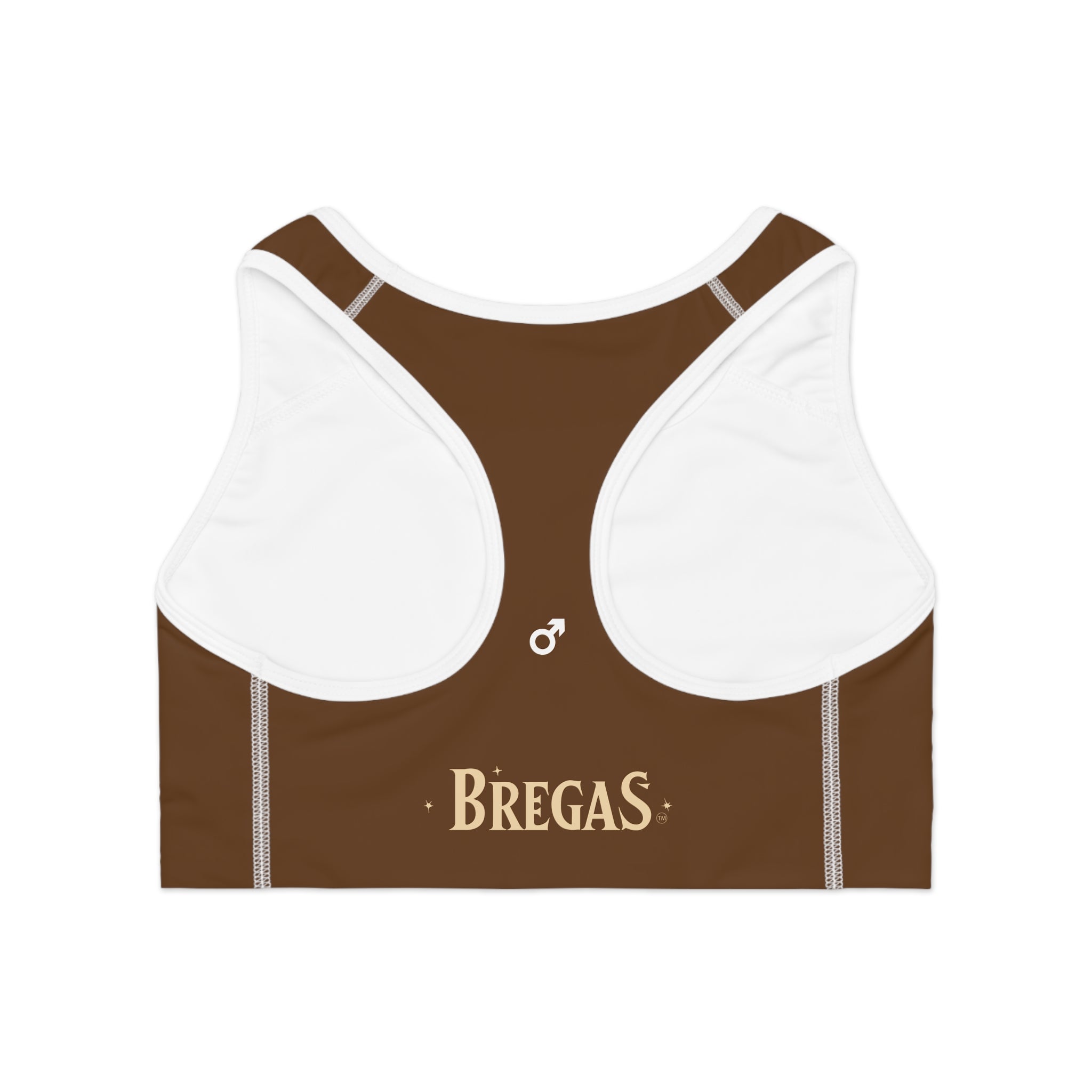 Sports Bra, Chocolate brown,  Women 4 men