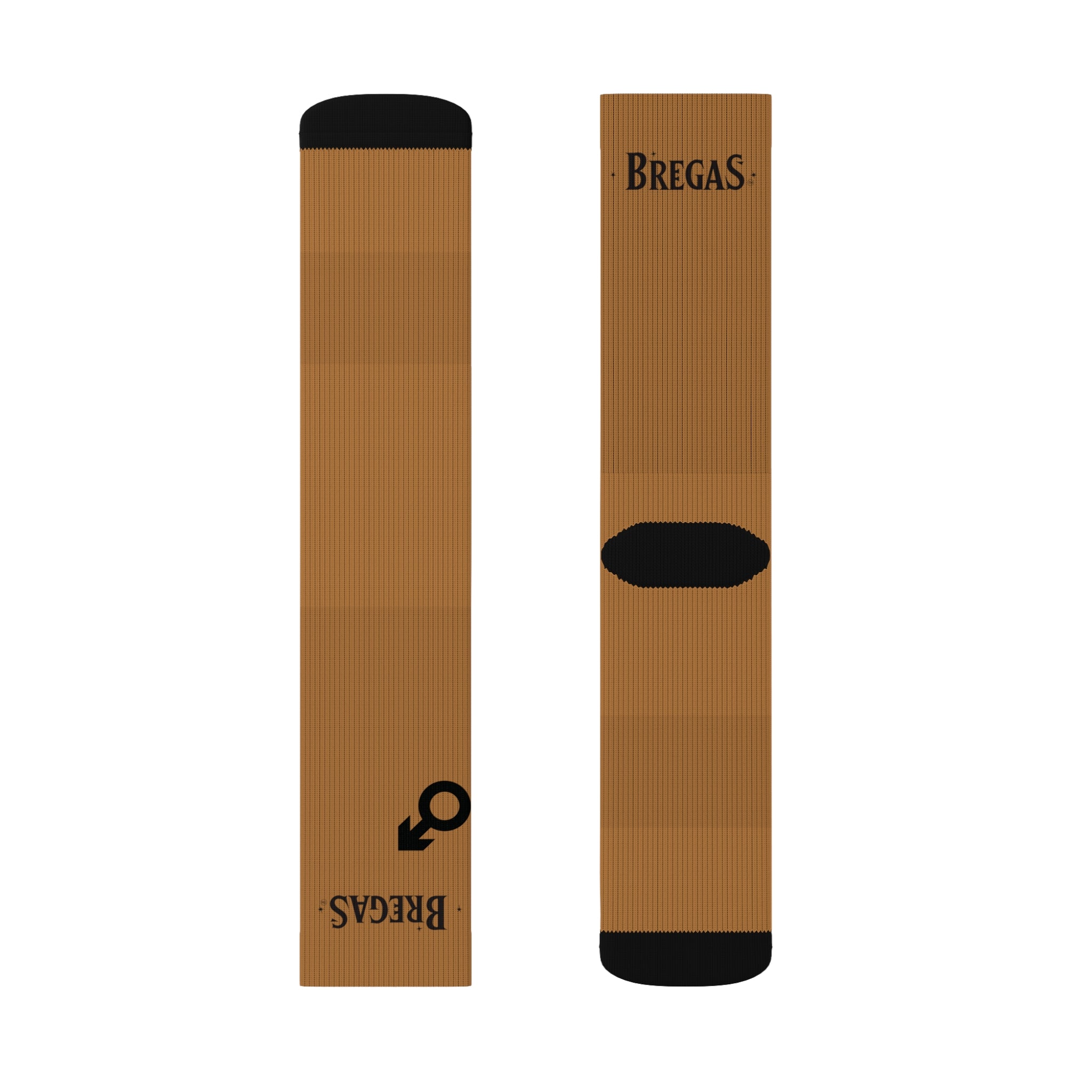 Socks, golden brown, Women for men