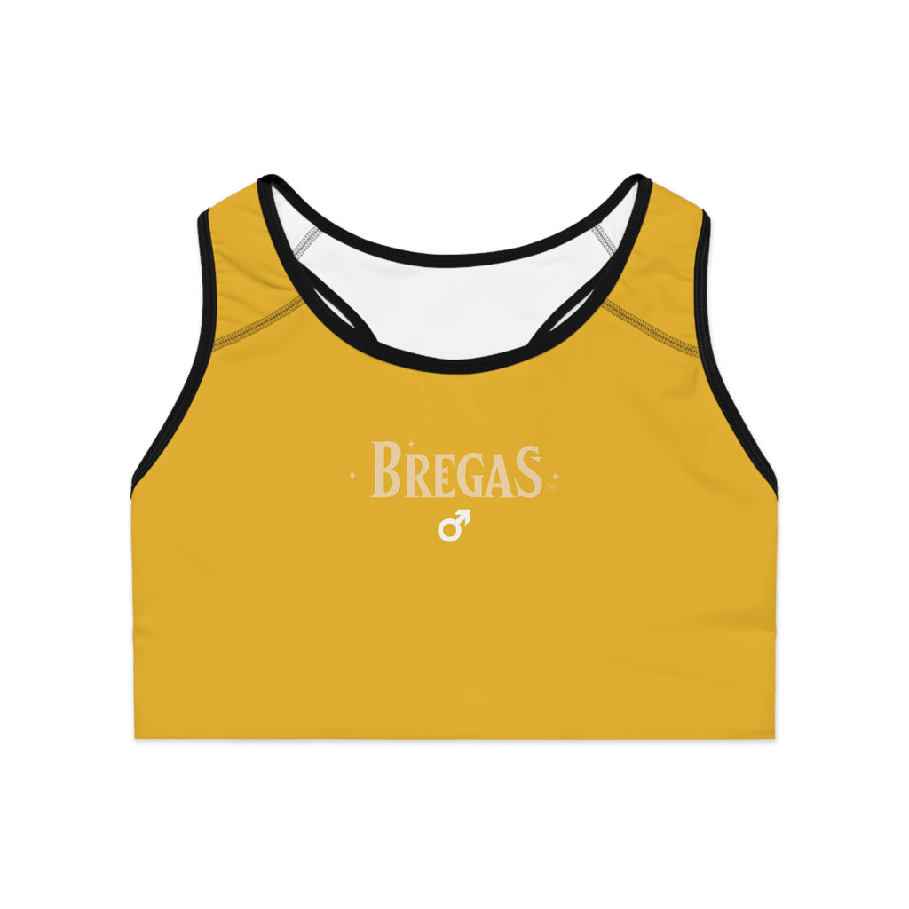 Sports Bra, yellow, Women 4 men