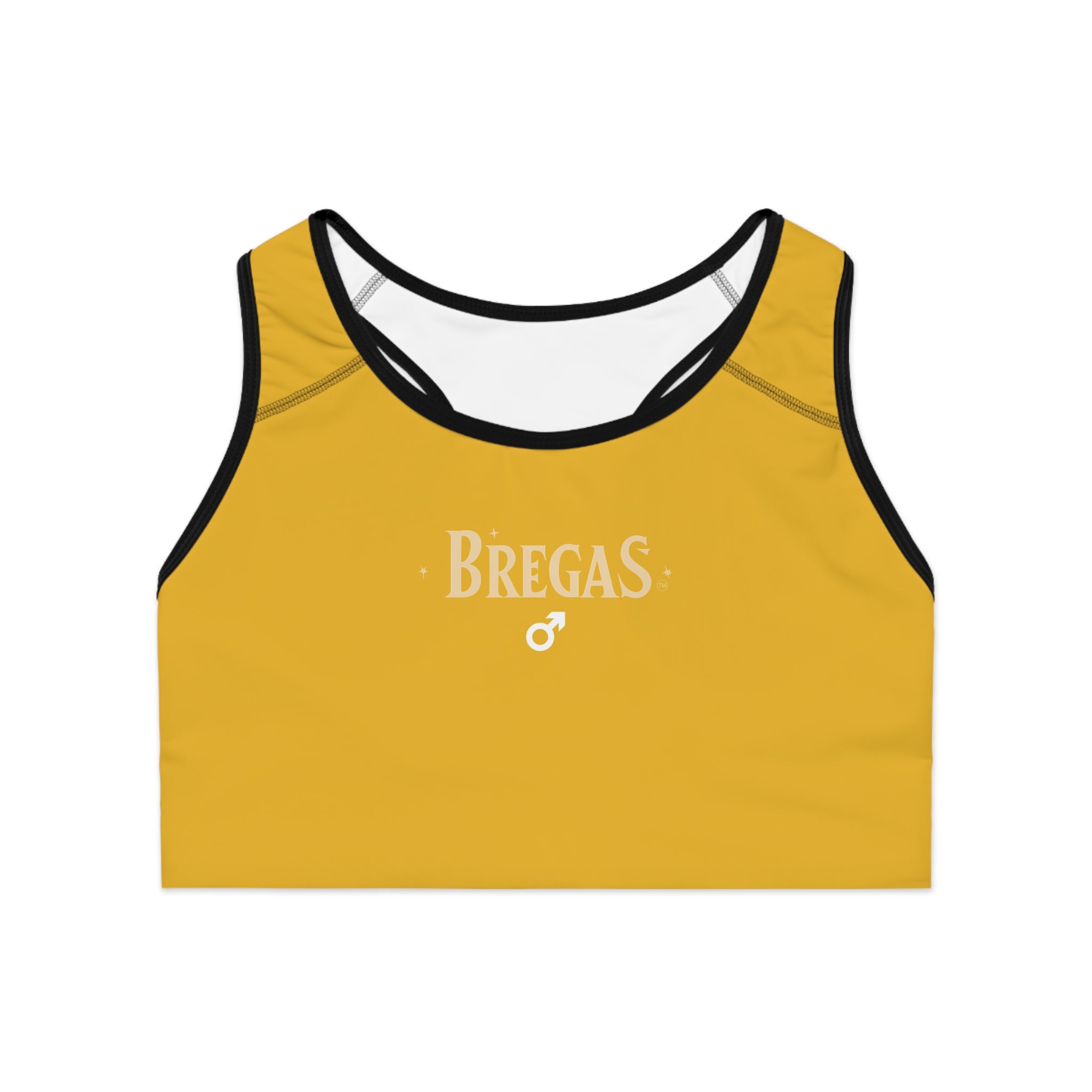 Sports Bra, yellow, Women 4 men