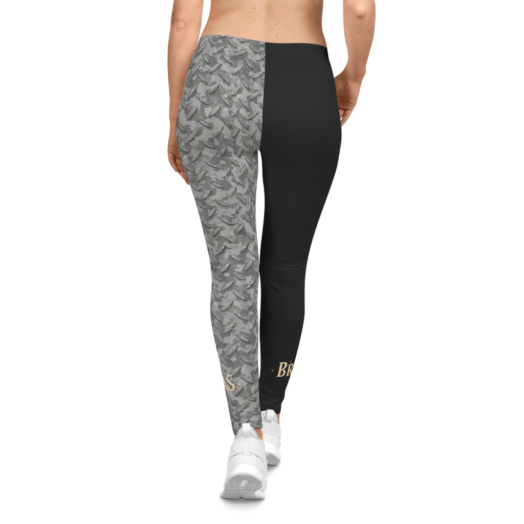 Leggings, Steel checker plate, women 4 women