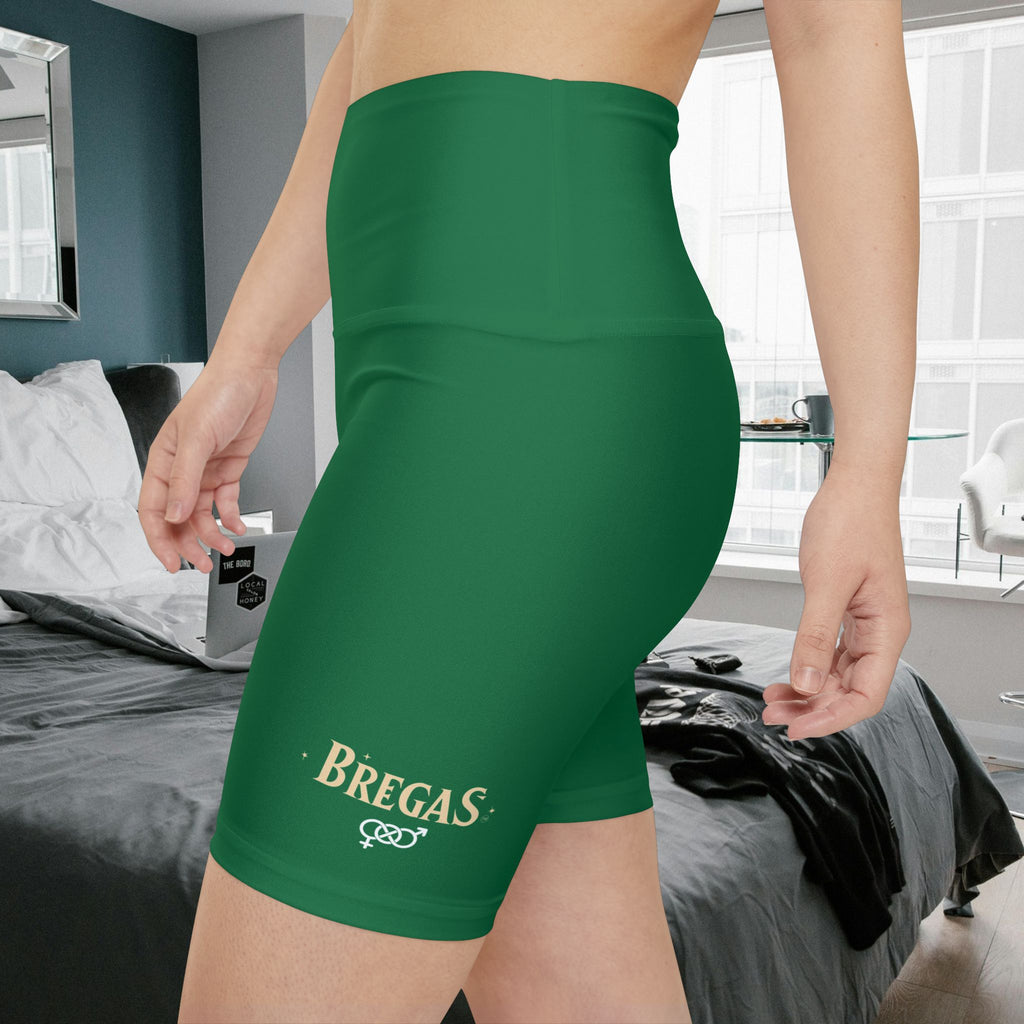 Workout Shorts, Dark green, Bisexual women