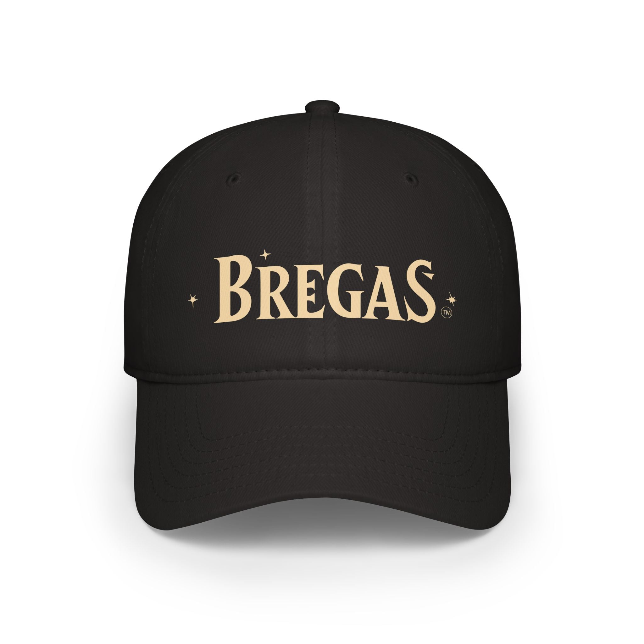 Low Profile Baseball Cap, 'BREGAS' logo, 6 colors