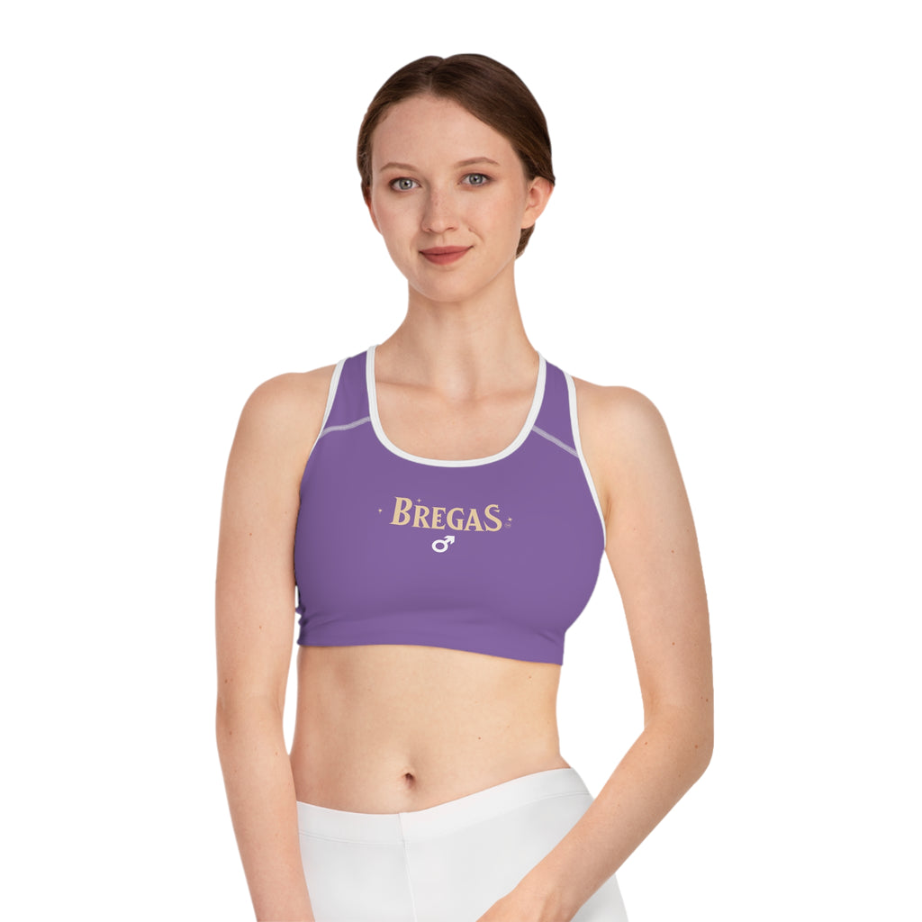 Sports Bra, Light purple, Women 4 men