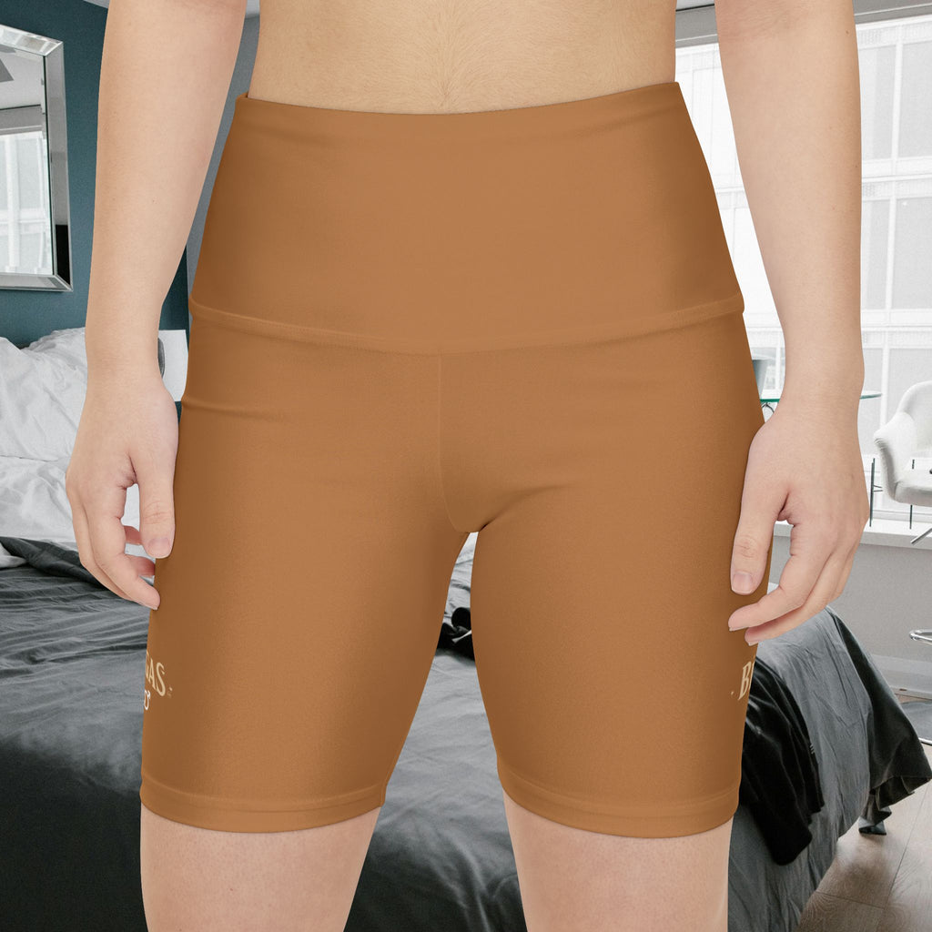 Workout Shorts, Golden brown, Bisexual women