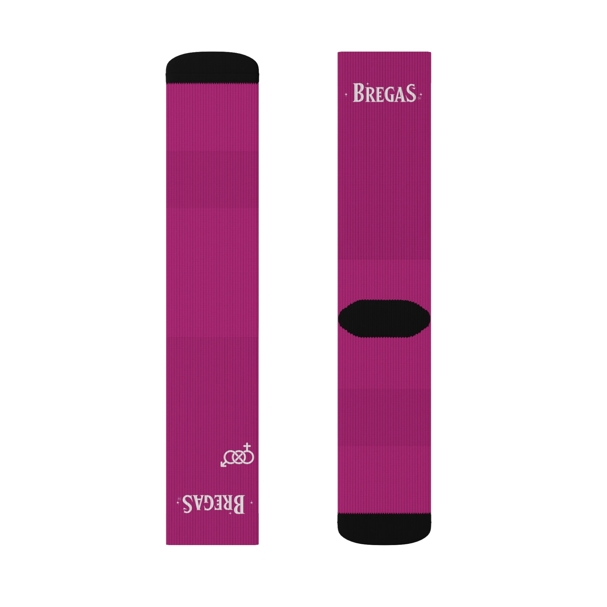 Socks, deep pink, Bisexual