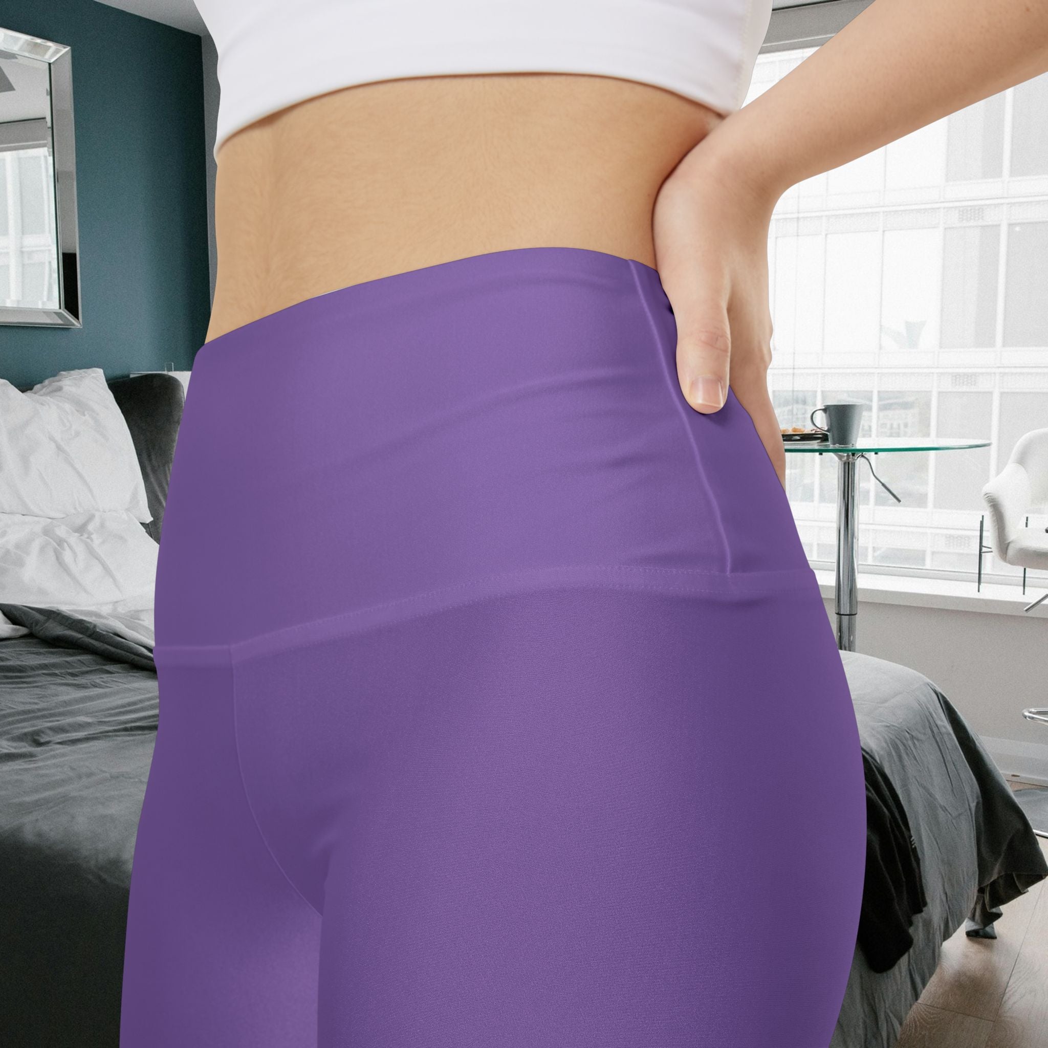 Workout Shorts, Light Purple, W4W. Made in the USA.