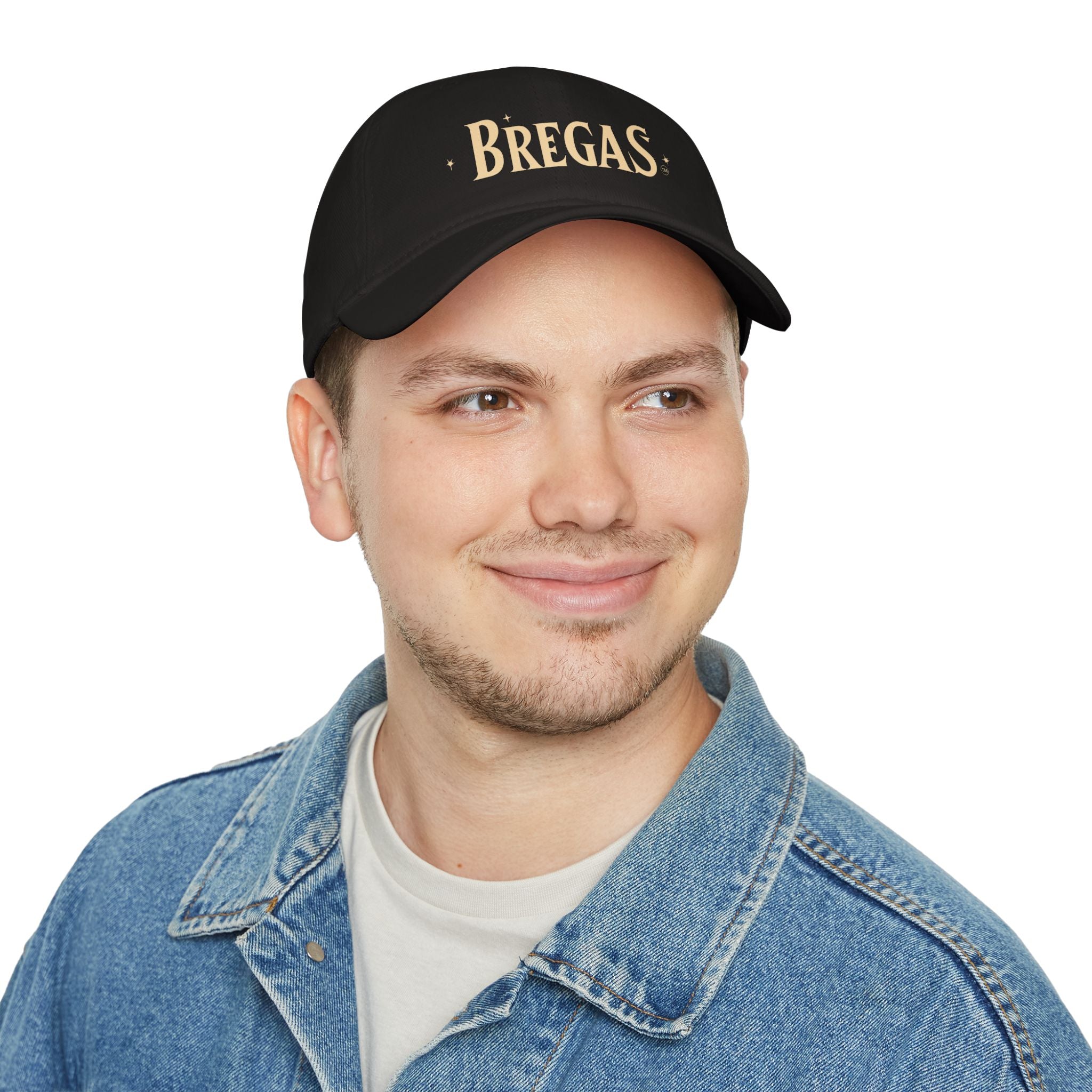 Low Profile Baseball Cap, 'BREGAS' logo, 6 colors