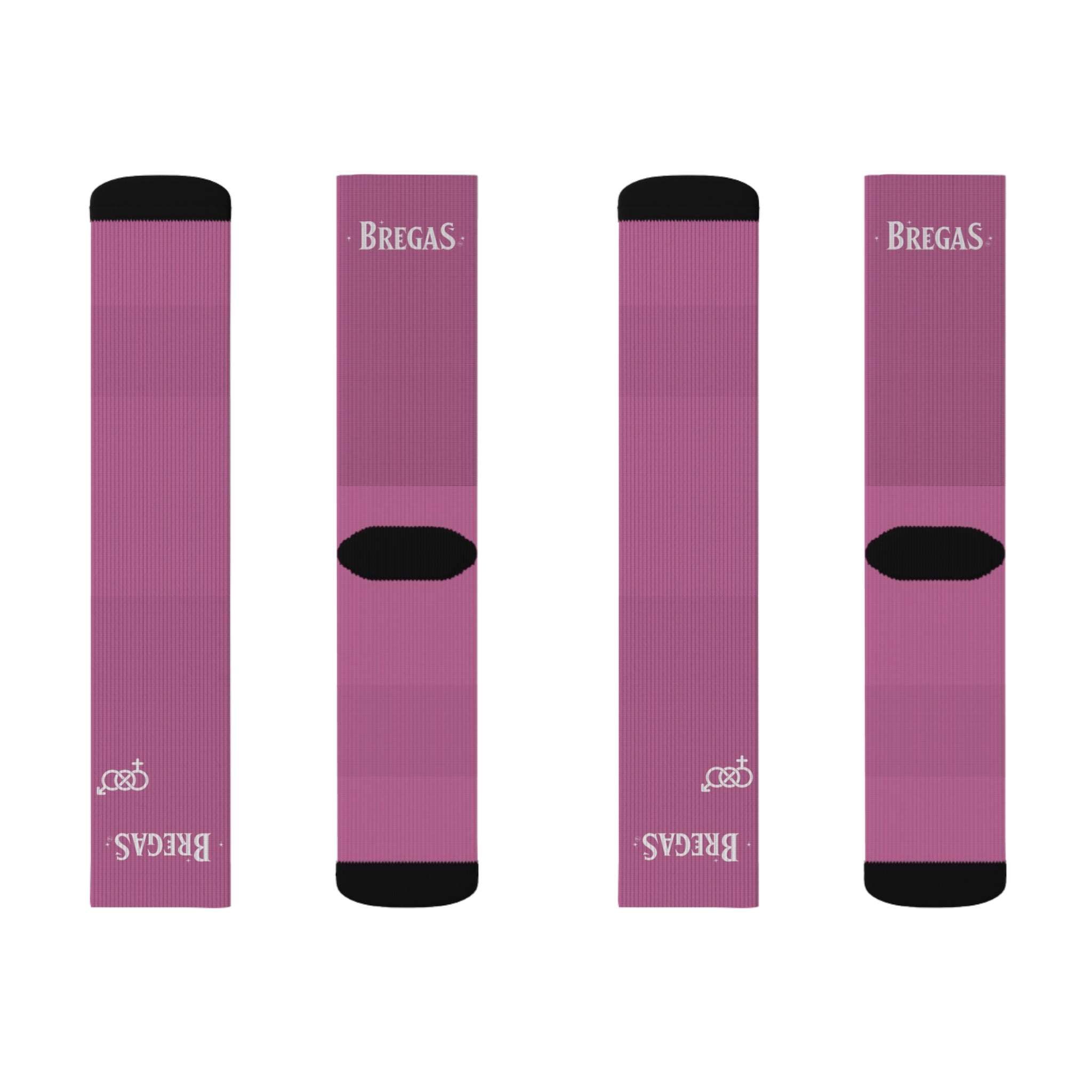 Socks, light pink, Bisexual