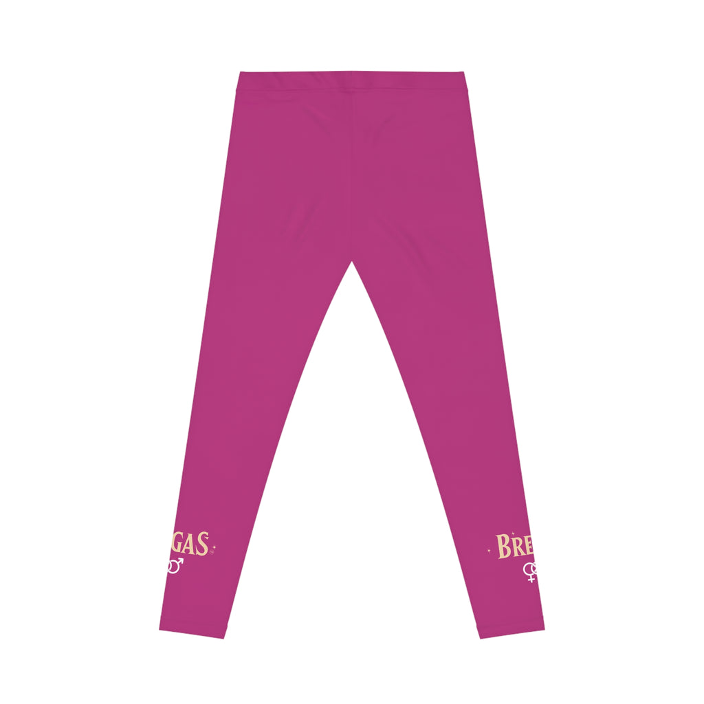 Leggings, Dark Pink, Bisexual. Made in the USA.