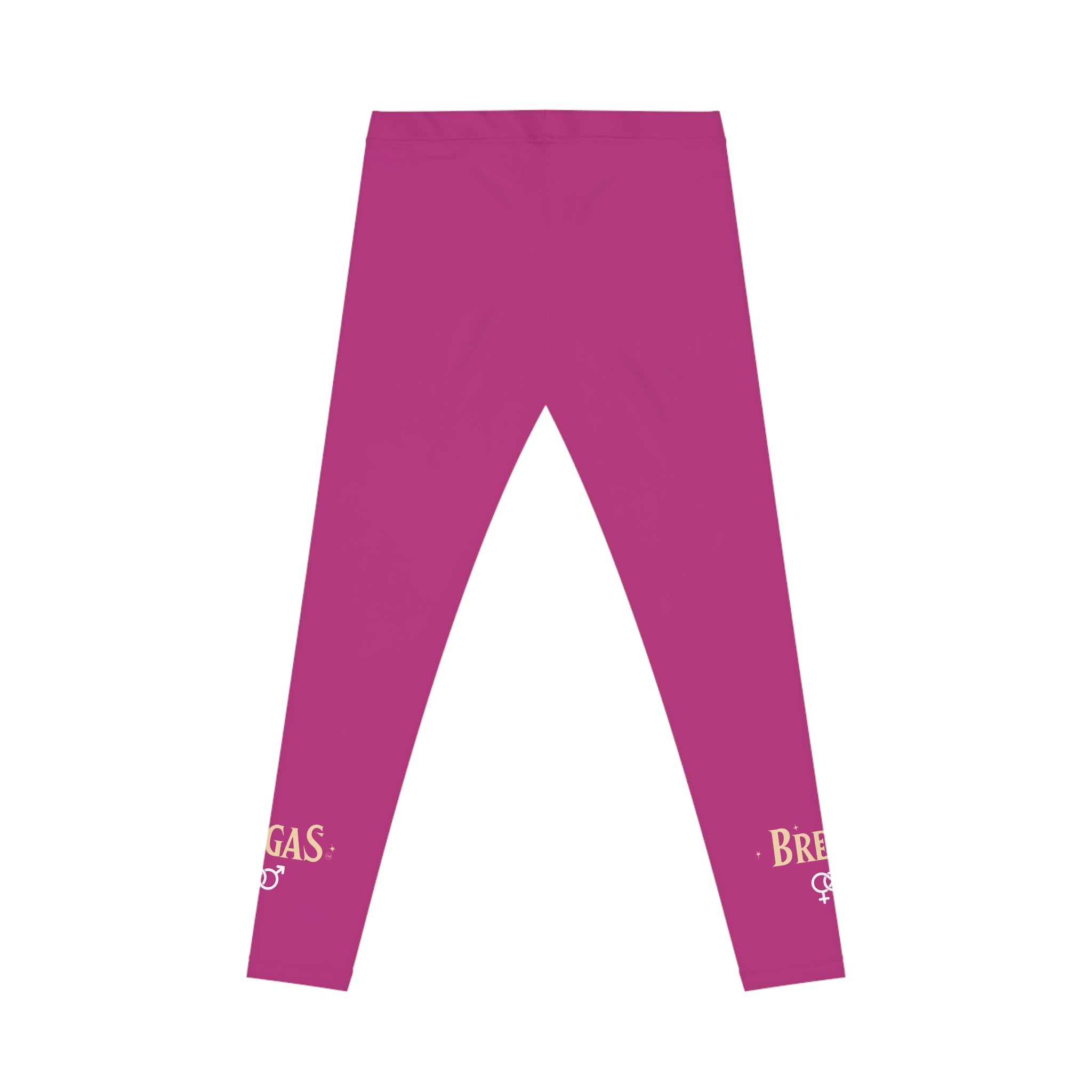 Leggings, Dark Pink, Bisexual. Made in the USA.