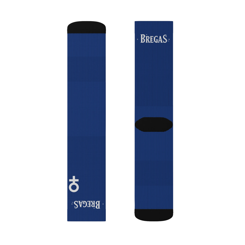 Socks, dark blue, Men for women