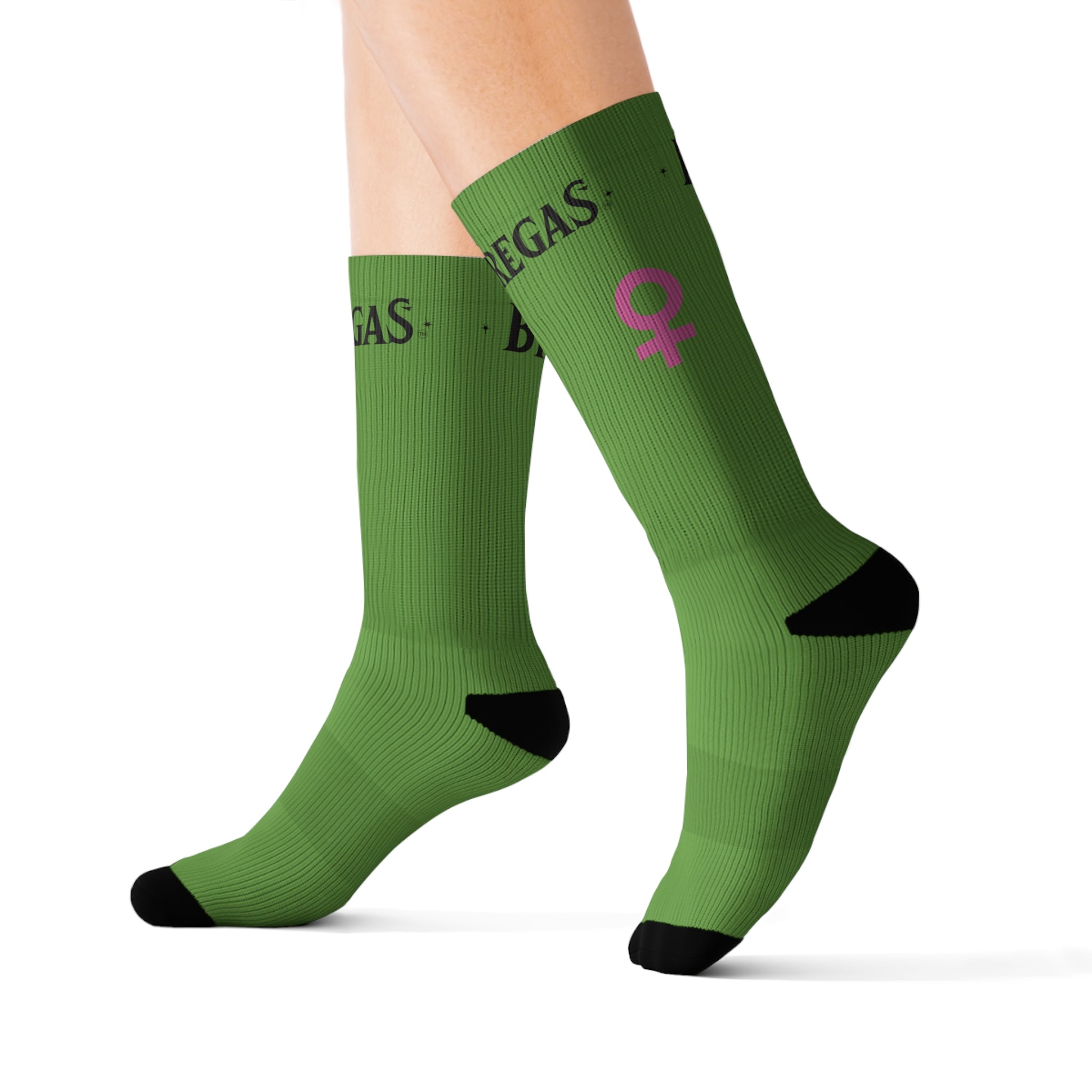 Socks, green, Women for women