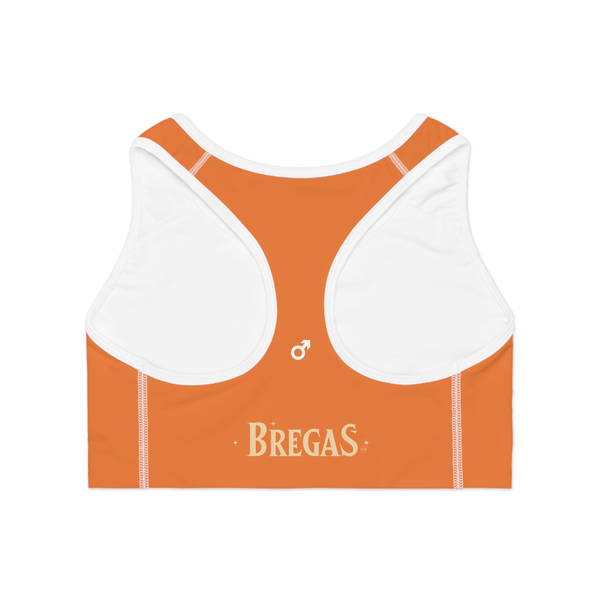 Sports Bra, Orange, Women 4 men