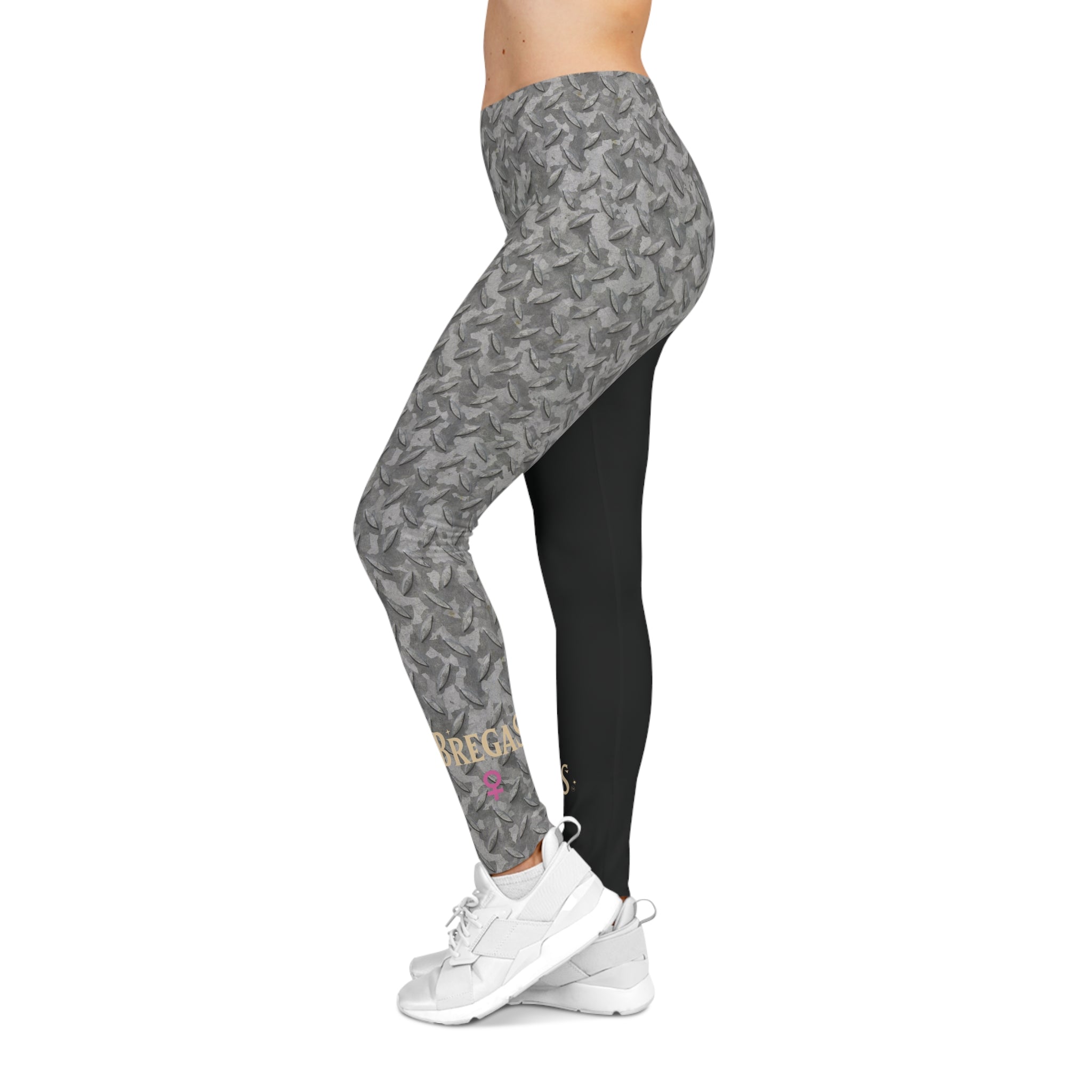 Leggings, Steel checker plate, women 4 women